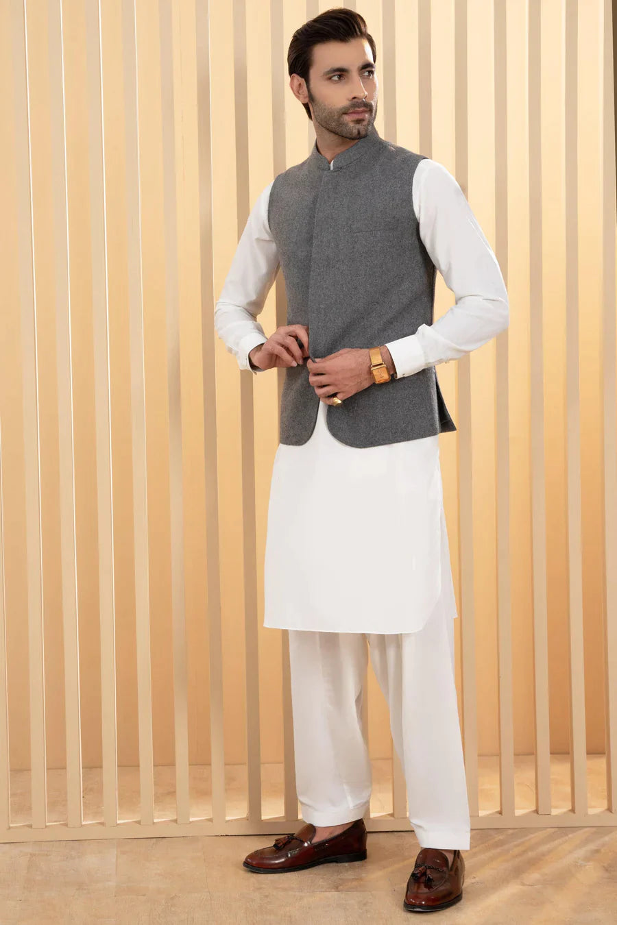 Charcoal waistcoat 2025 and trousers