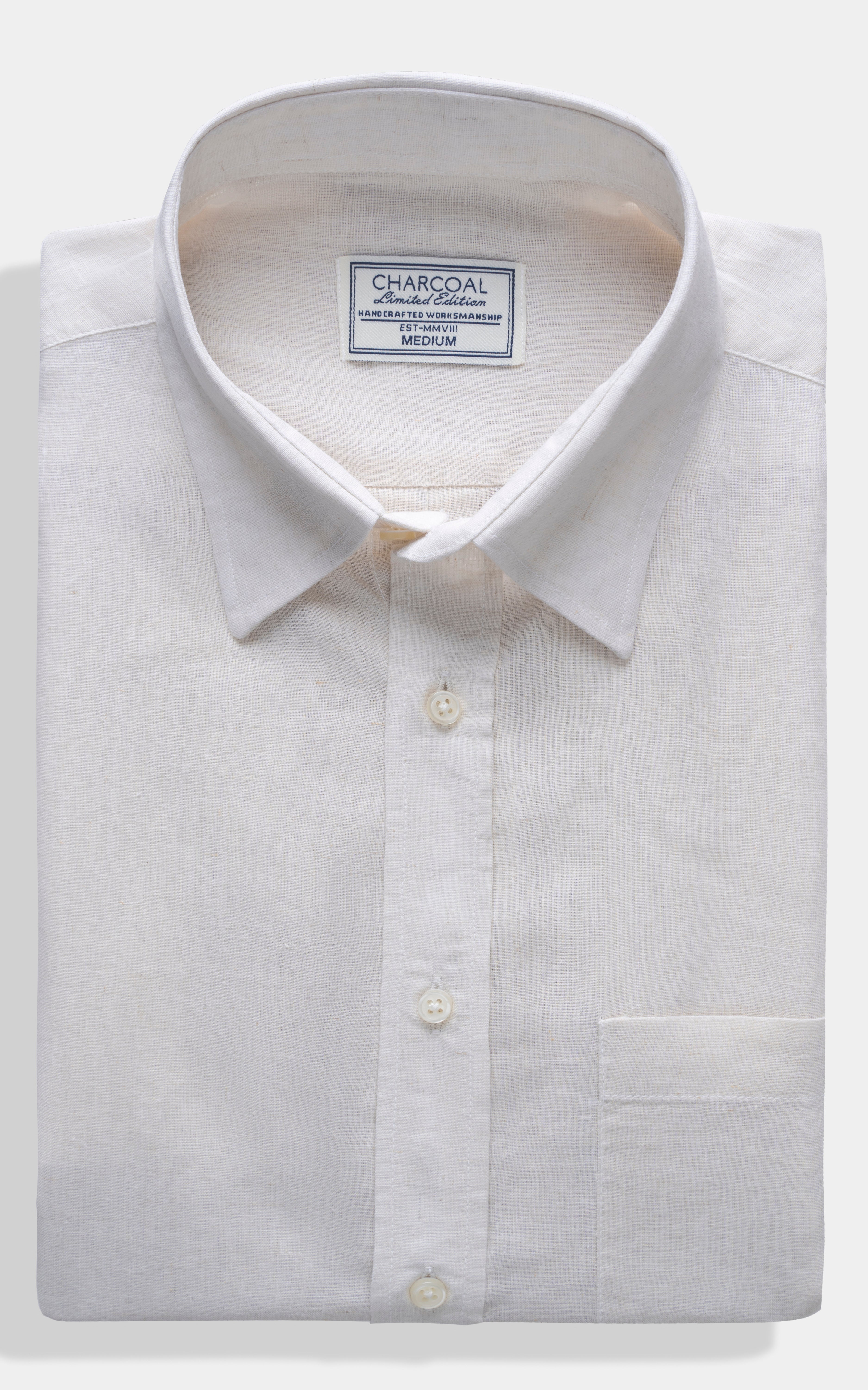SMART FIT LINEN LIMITED EDITION SHIRT BEIGE