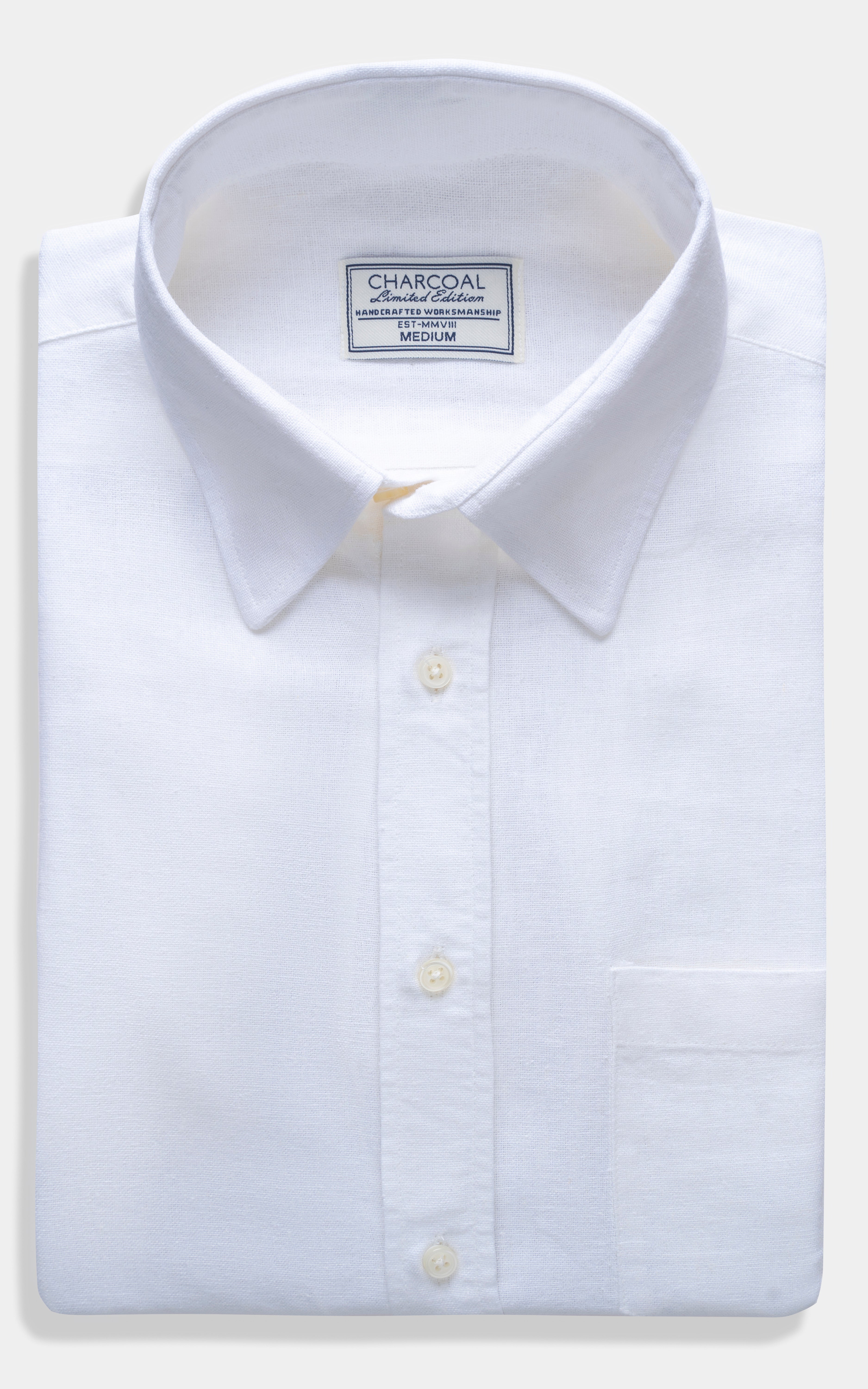 SMART FIT LINEN LIMITED EDITION SHIRT OFF WHITE