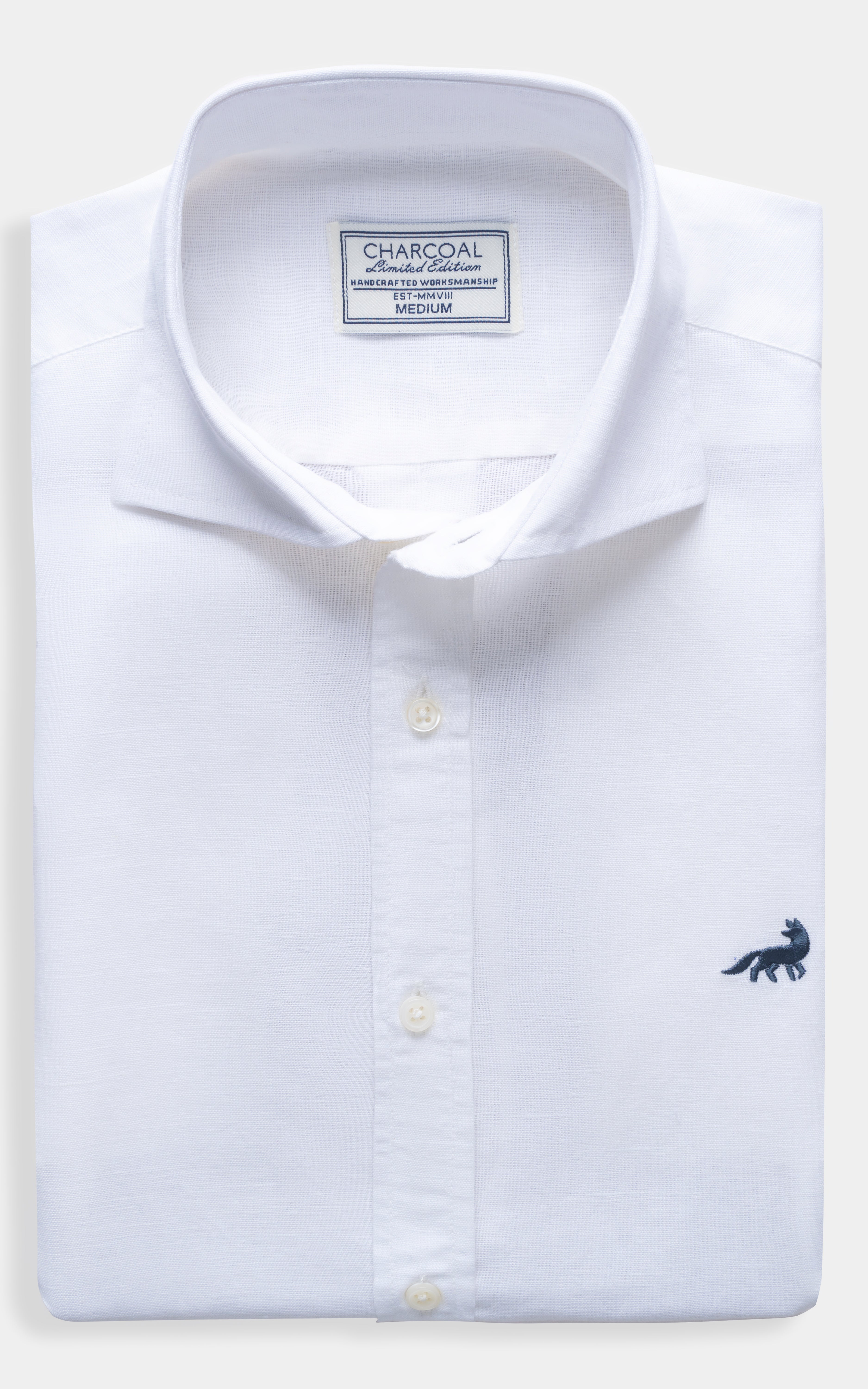 SMART FIT LINEN LIMITED EDITION SHIRT WHITE