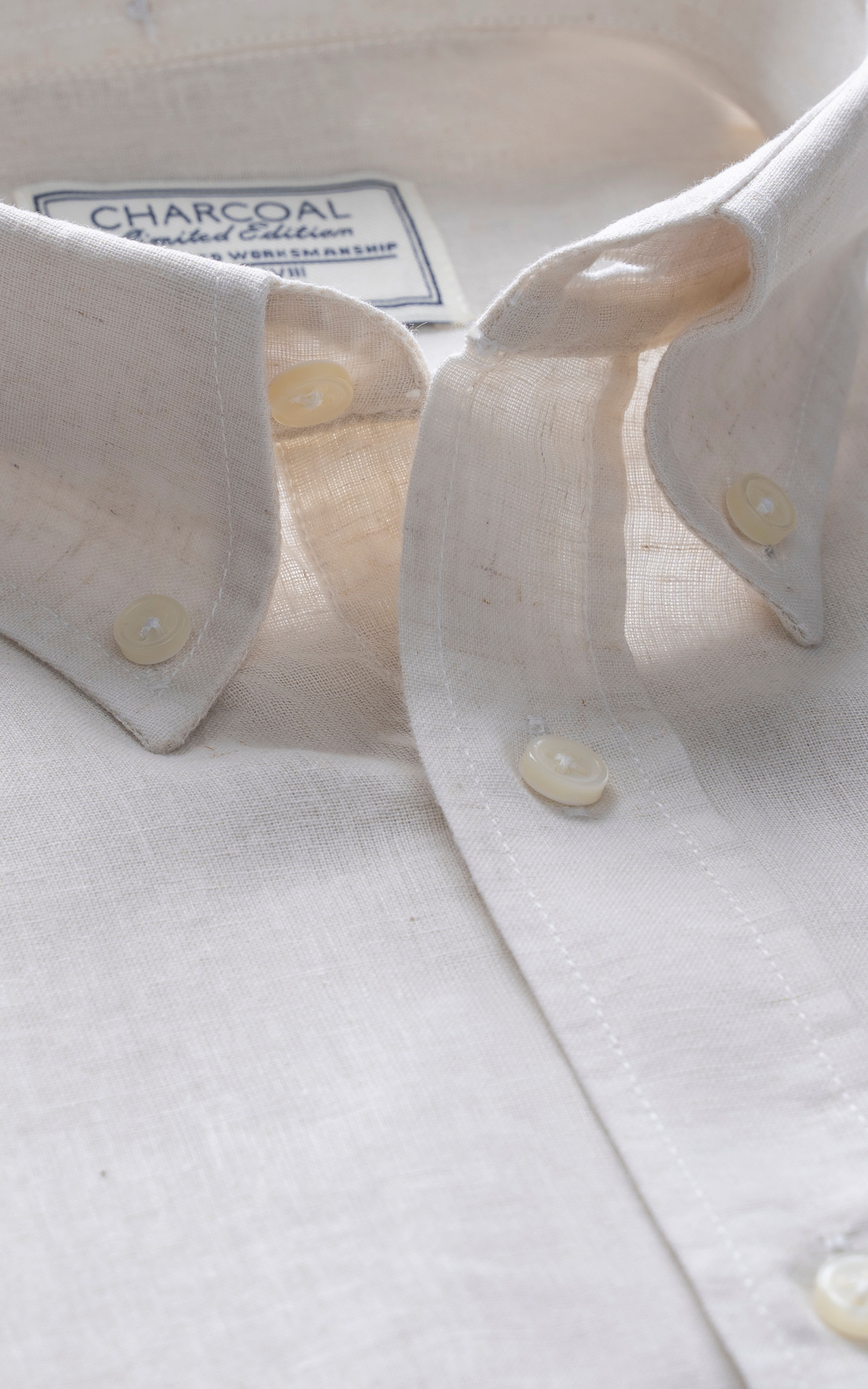 SMART FIT LINEN LIMITED EDITION SHIRT BIEGE