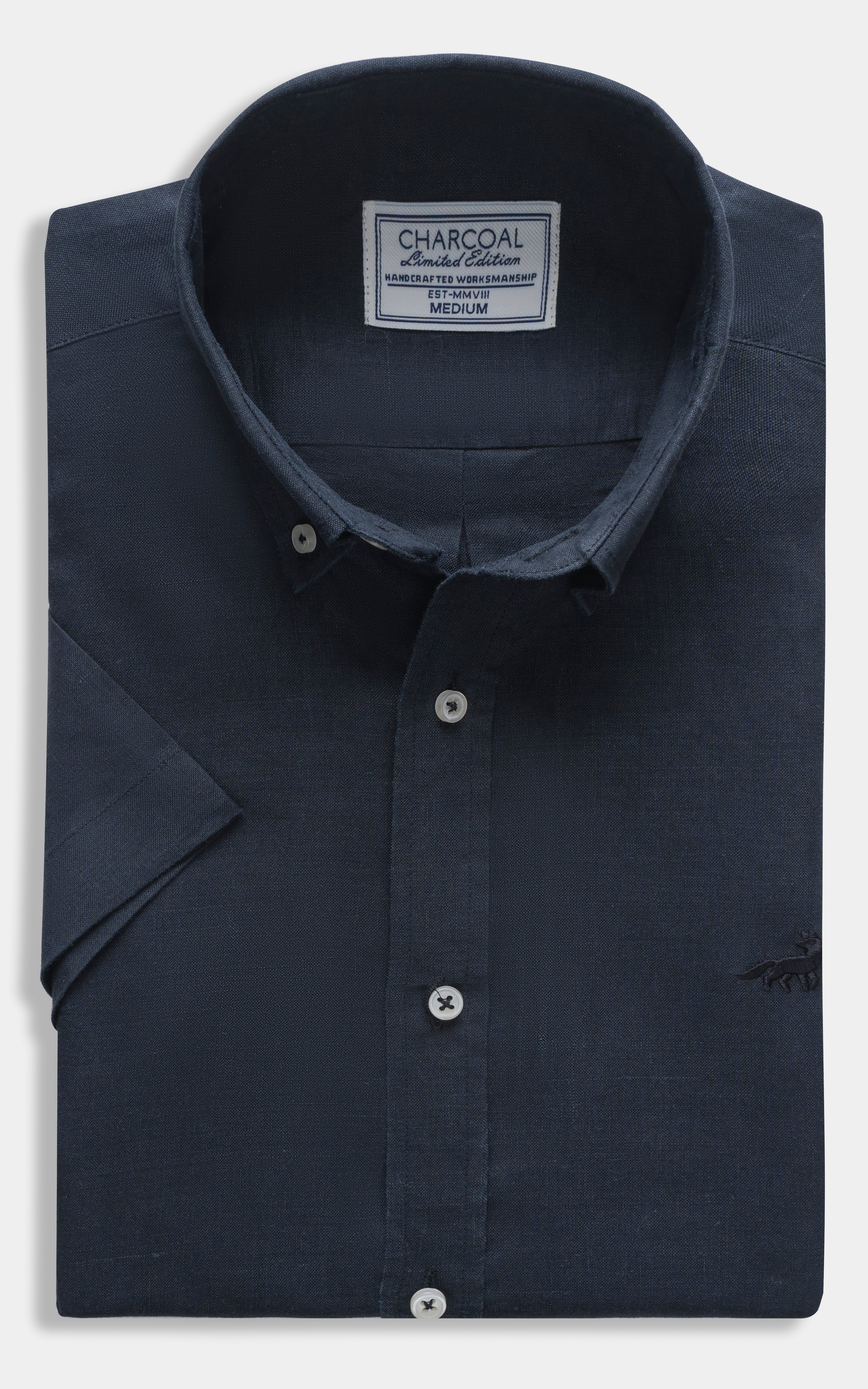 SMART FIT LINEN LIMITED EDITION SHIRT BLACK