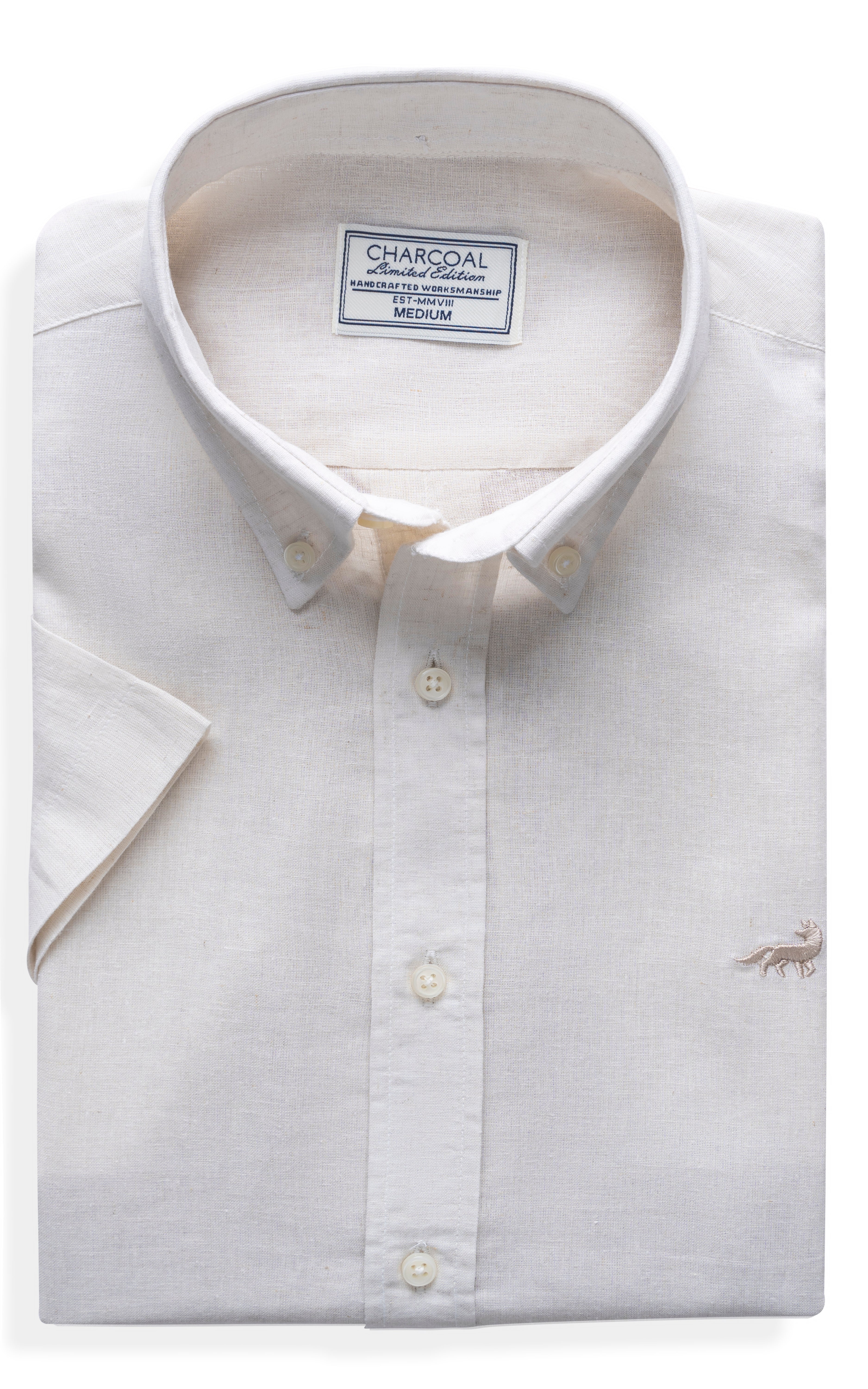 SMART FIT LINEN LIMITED EDITION SHIRT BIEGE