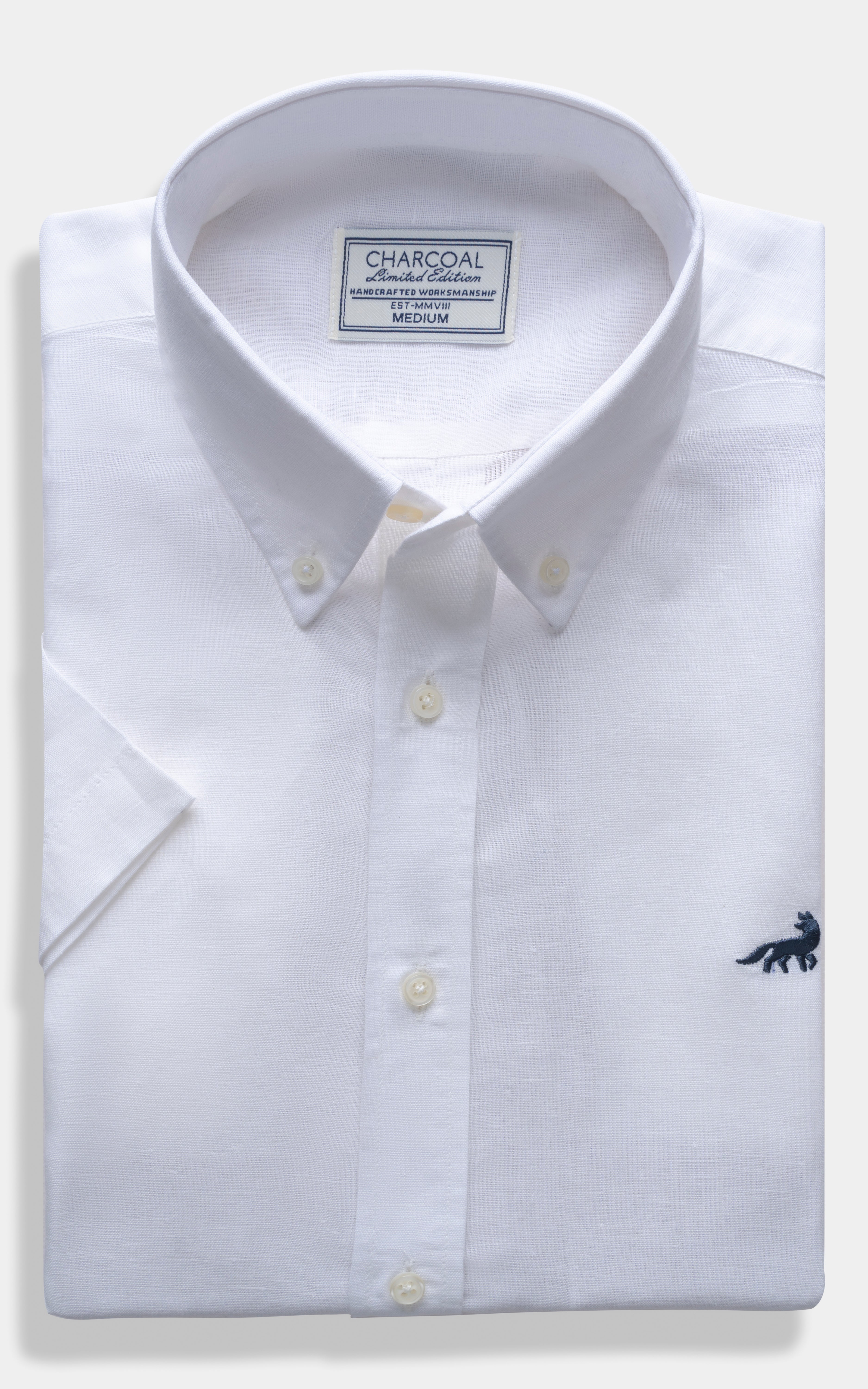 SMART FIT LINEN LIMITED EDITION SHIRT WHITE
