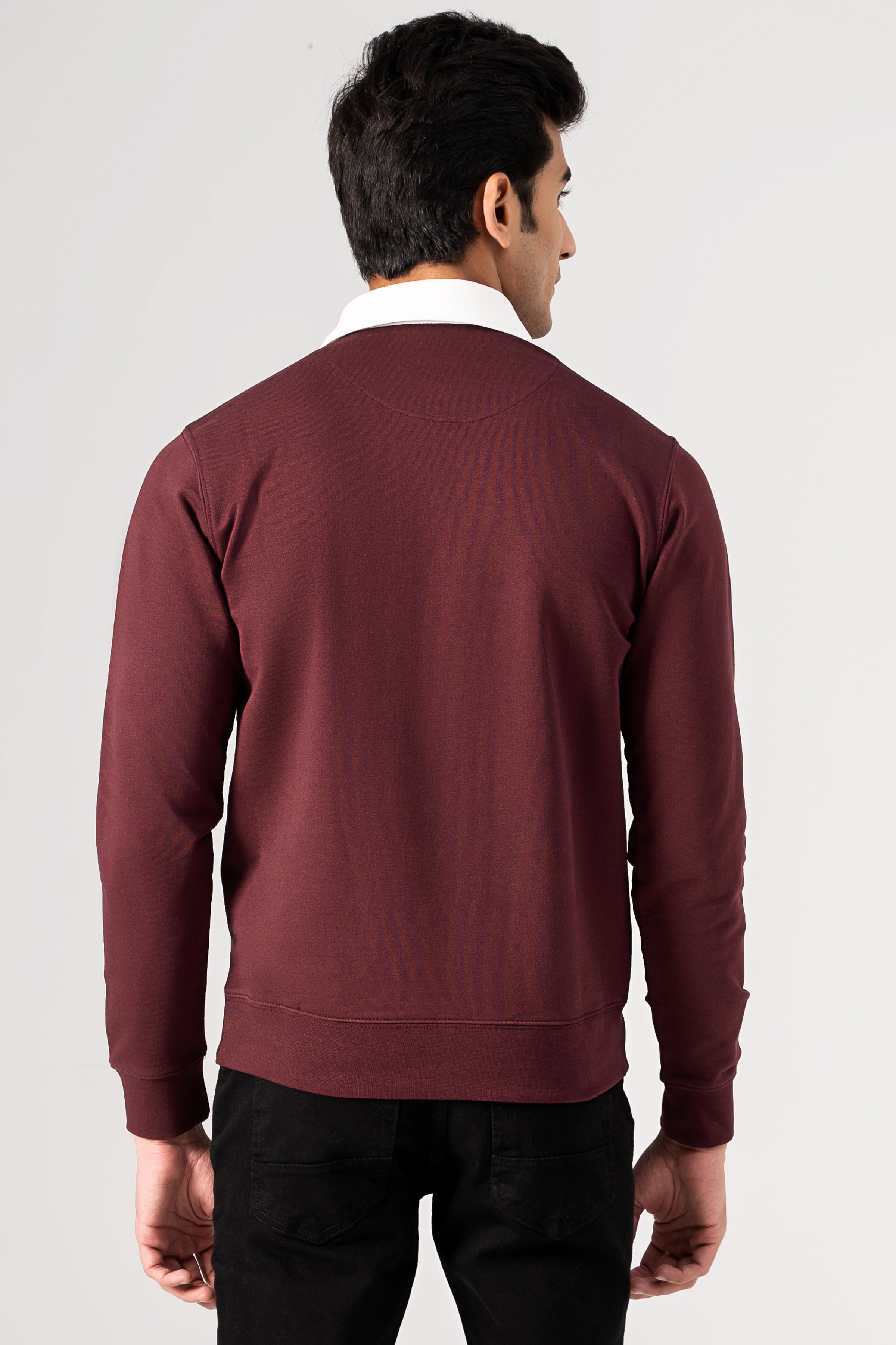 RUGBY SWEAT SHIRT MAROON