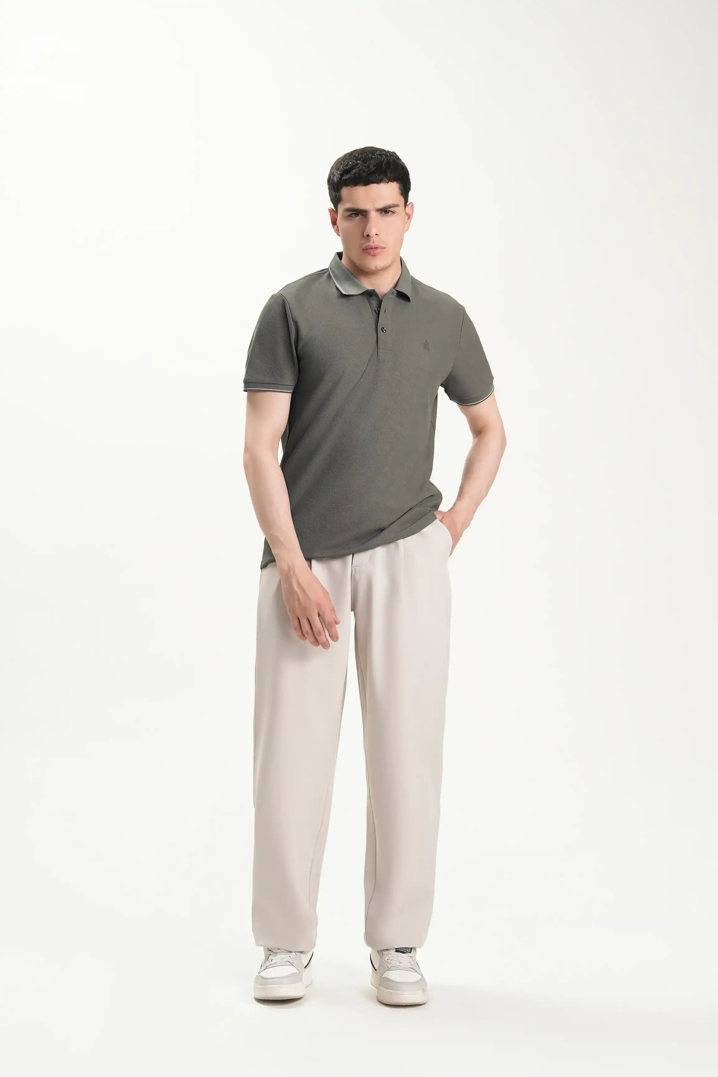 SMART FIT CLASSIC POLO SHIRT LIGHT OLIVE