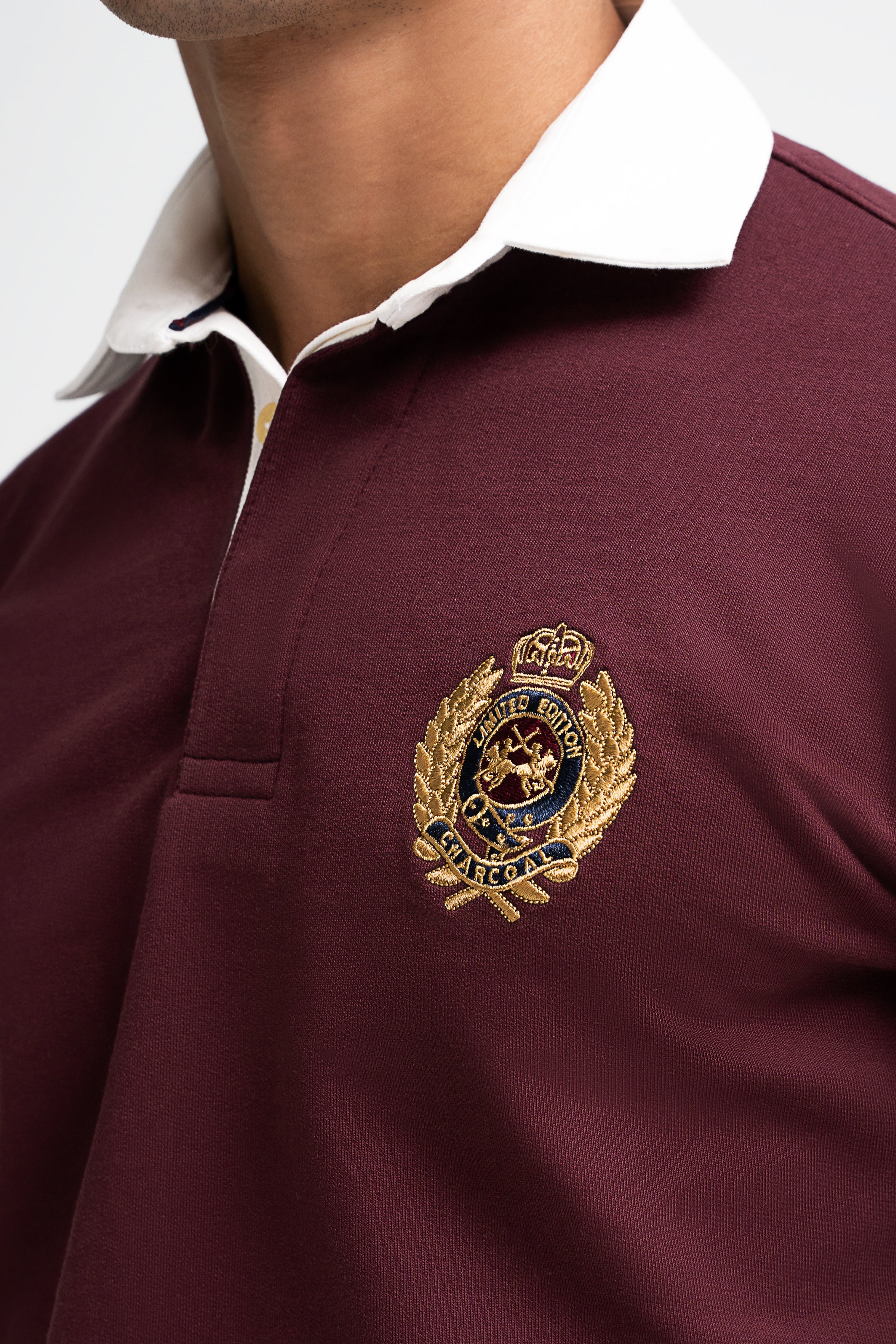 RUGBY SWEAT SHIRT MAROON