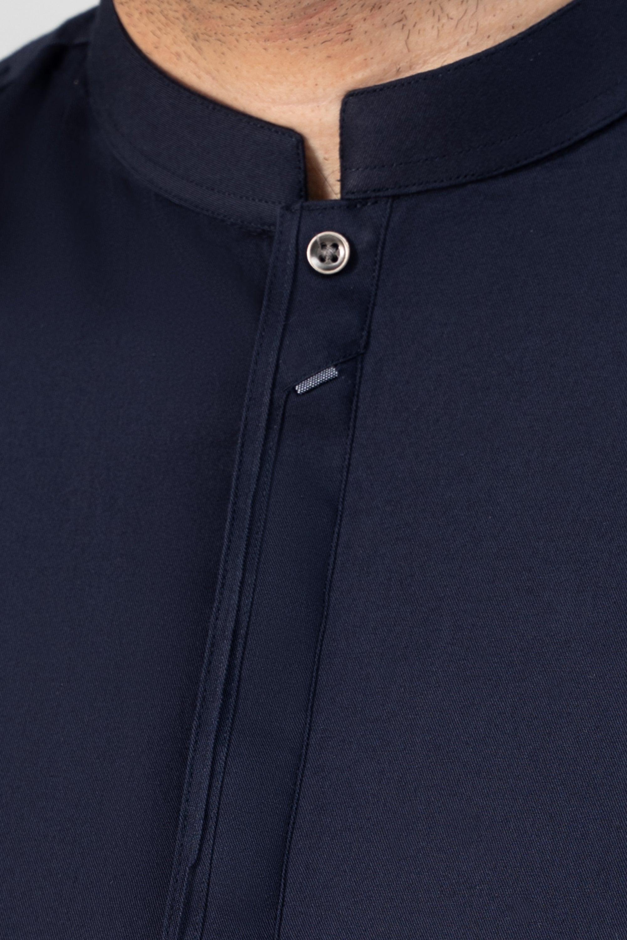 TWILL COTTON KURTA PAJAMA DARK NAVY