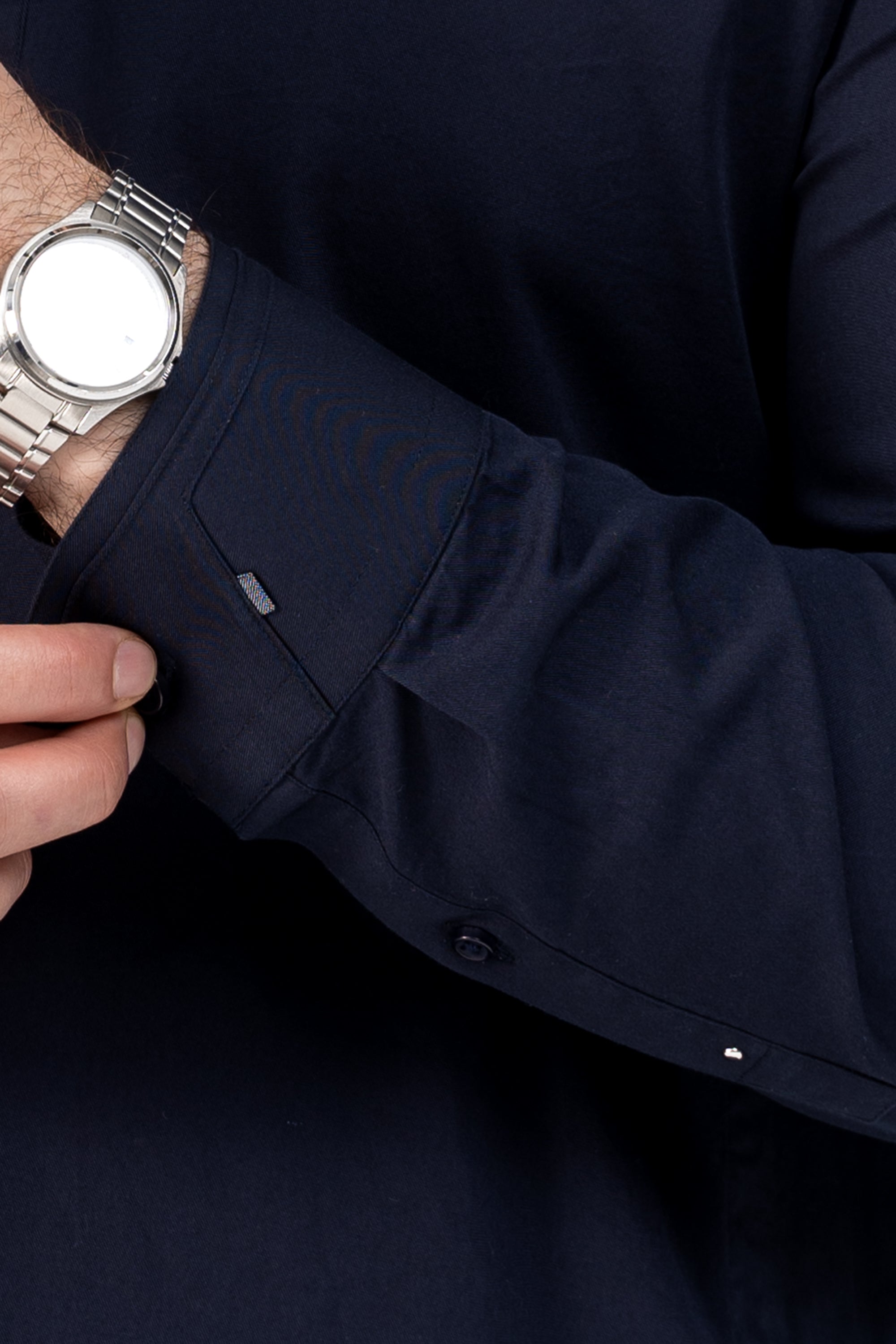 TWILL COTTON KURTA PAJAMA DARK NAVY