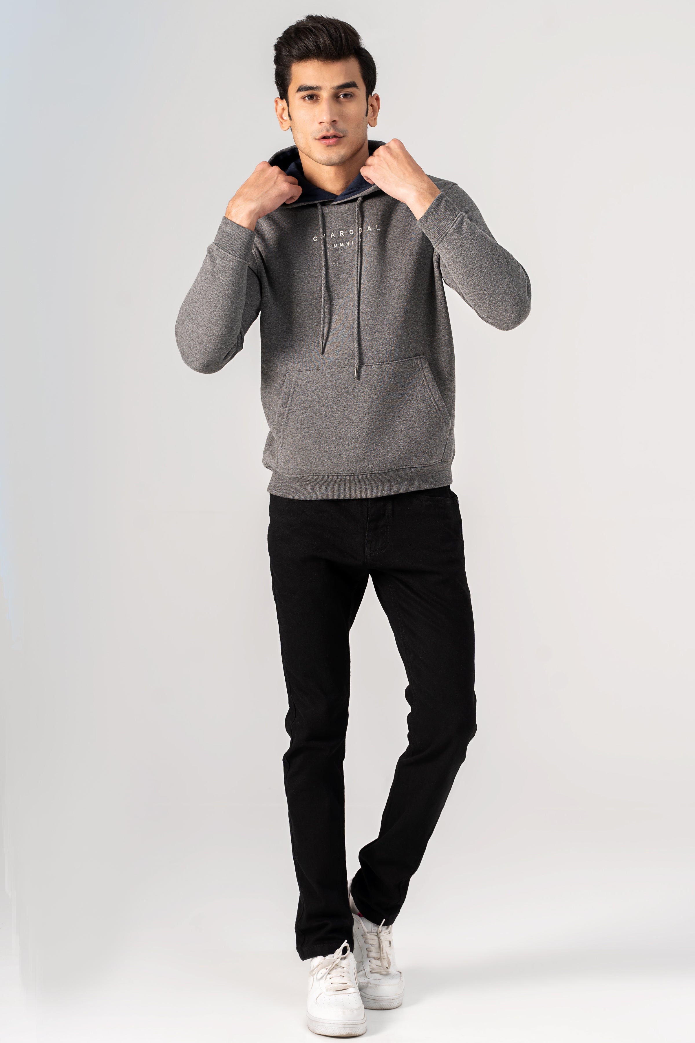 CLASSIC HOODIE CHARCOAL GREY