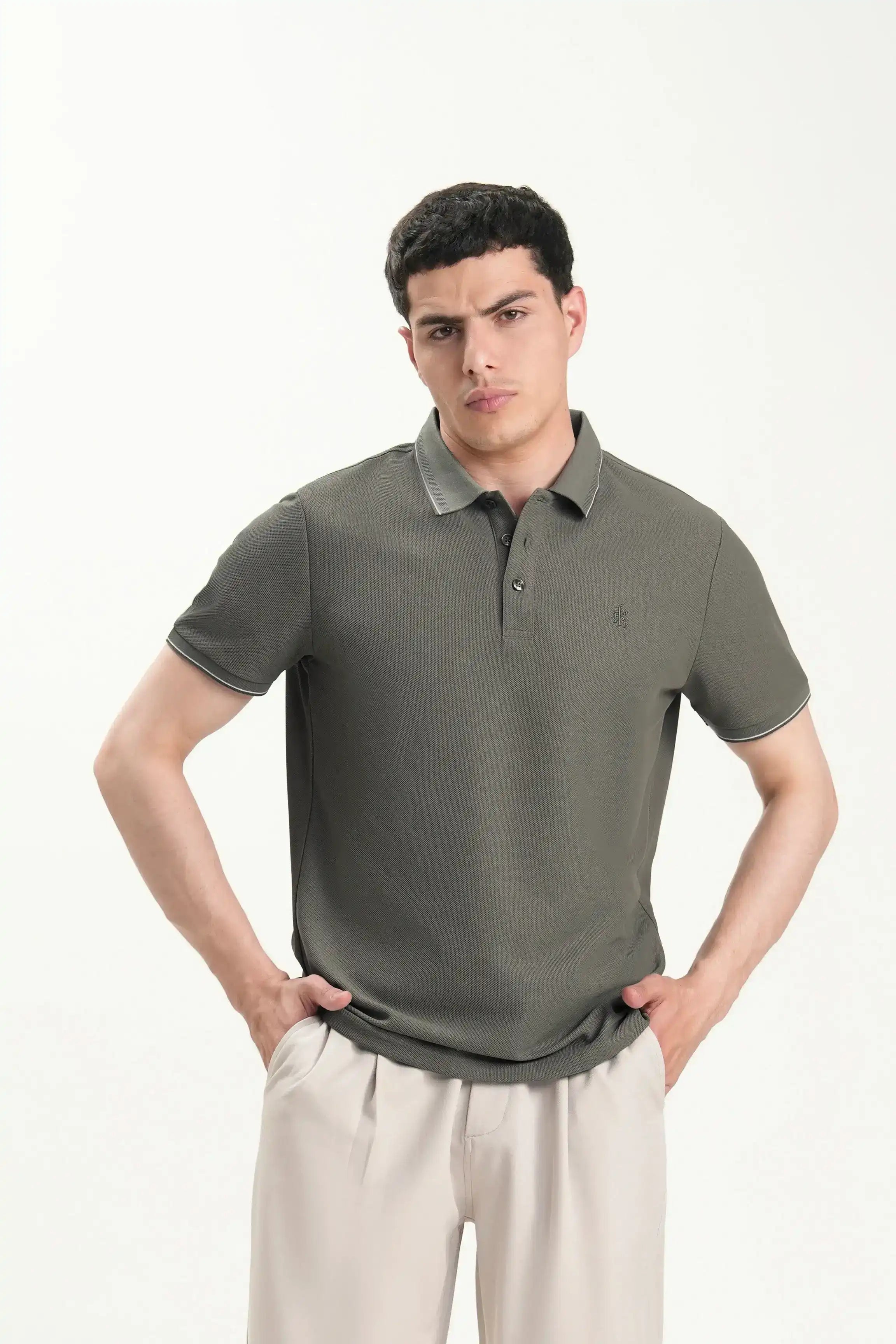 SMART FIT CLASSIC POLO SHIRT LIGHT OLIVE