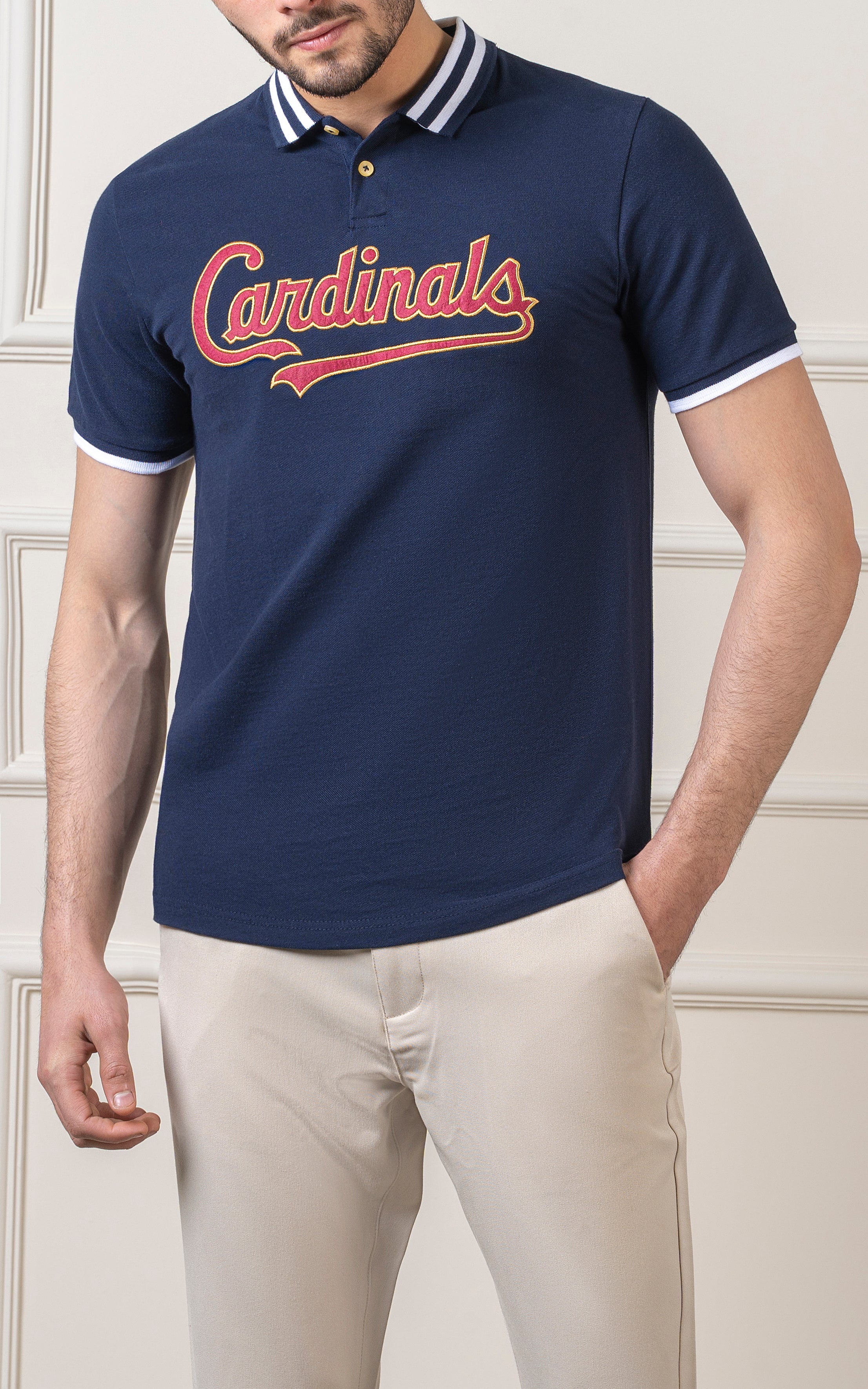TIPPING FASHION POLO NAVY