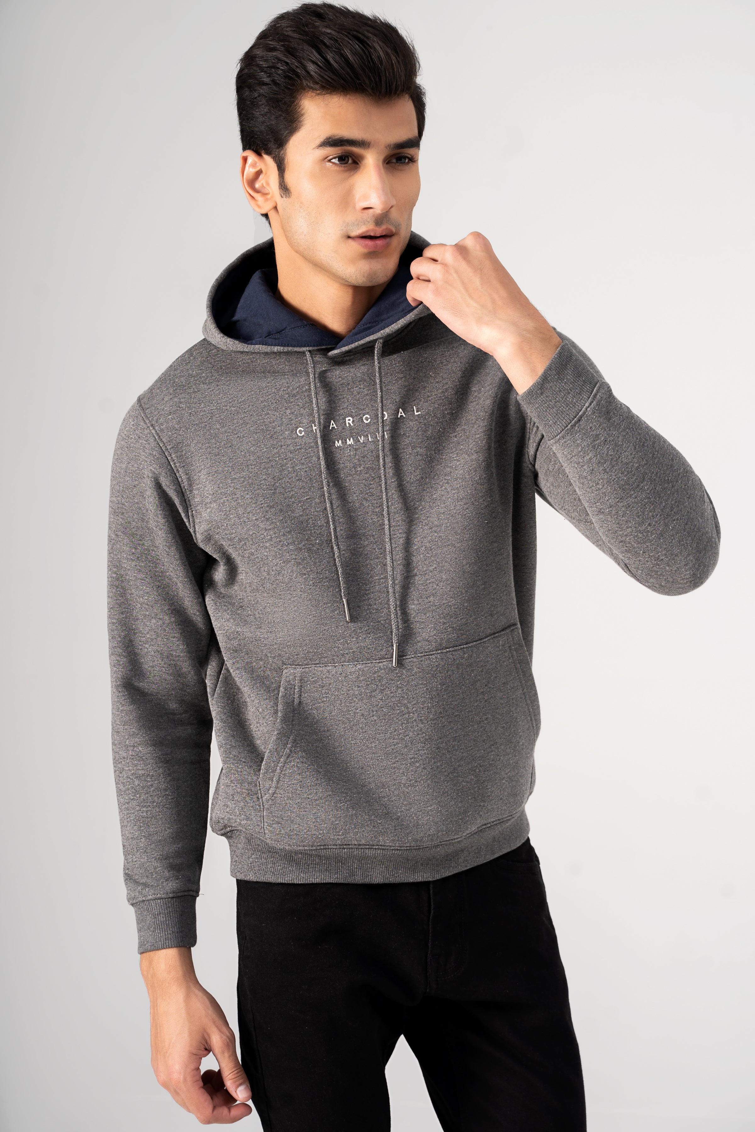 CLASSIC HOODIE CHARCOAL GREY