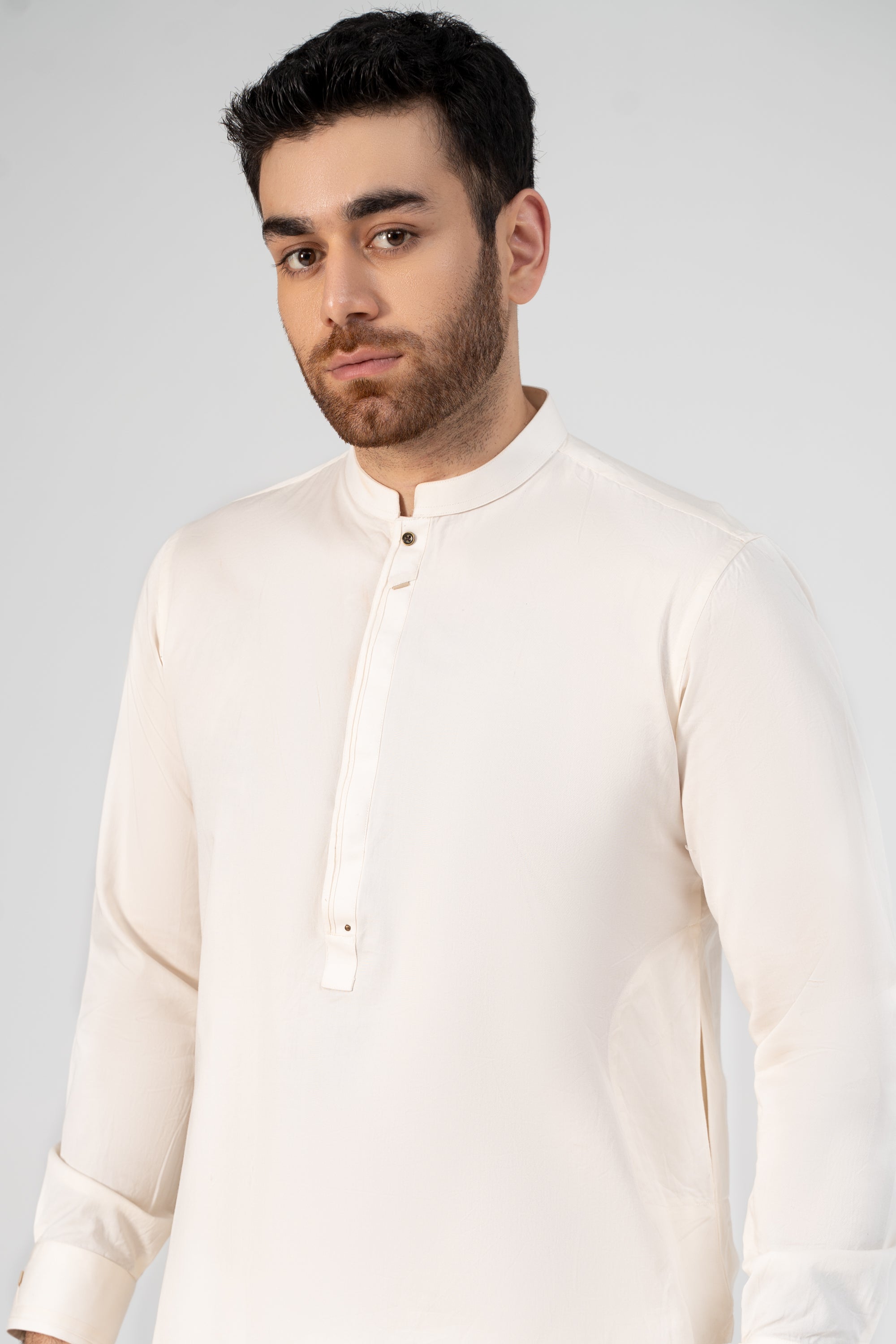 TWILL COTTON KURTA PAJAMA OFF WHITE