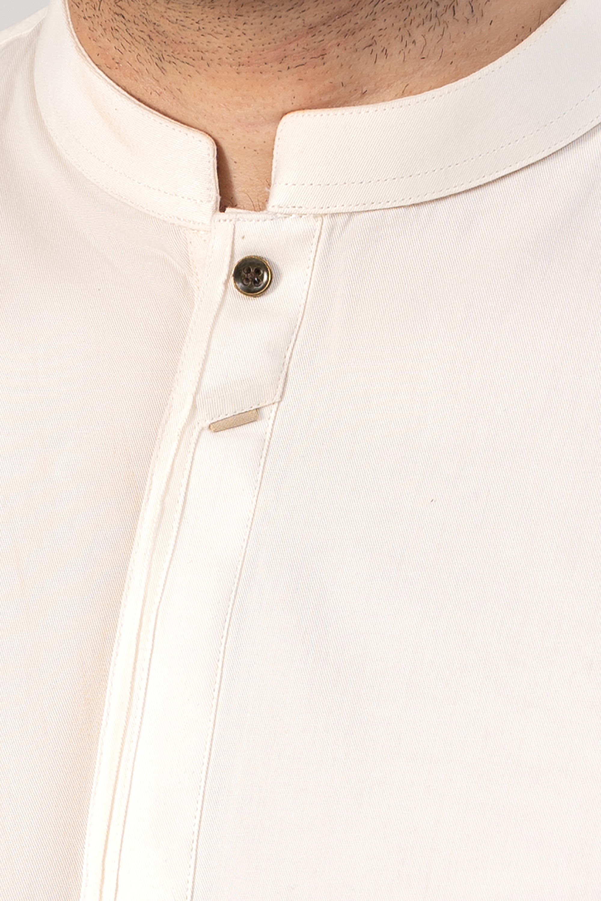 TWILL COTTON KURTA PAJAMA OFF WHITE