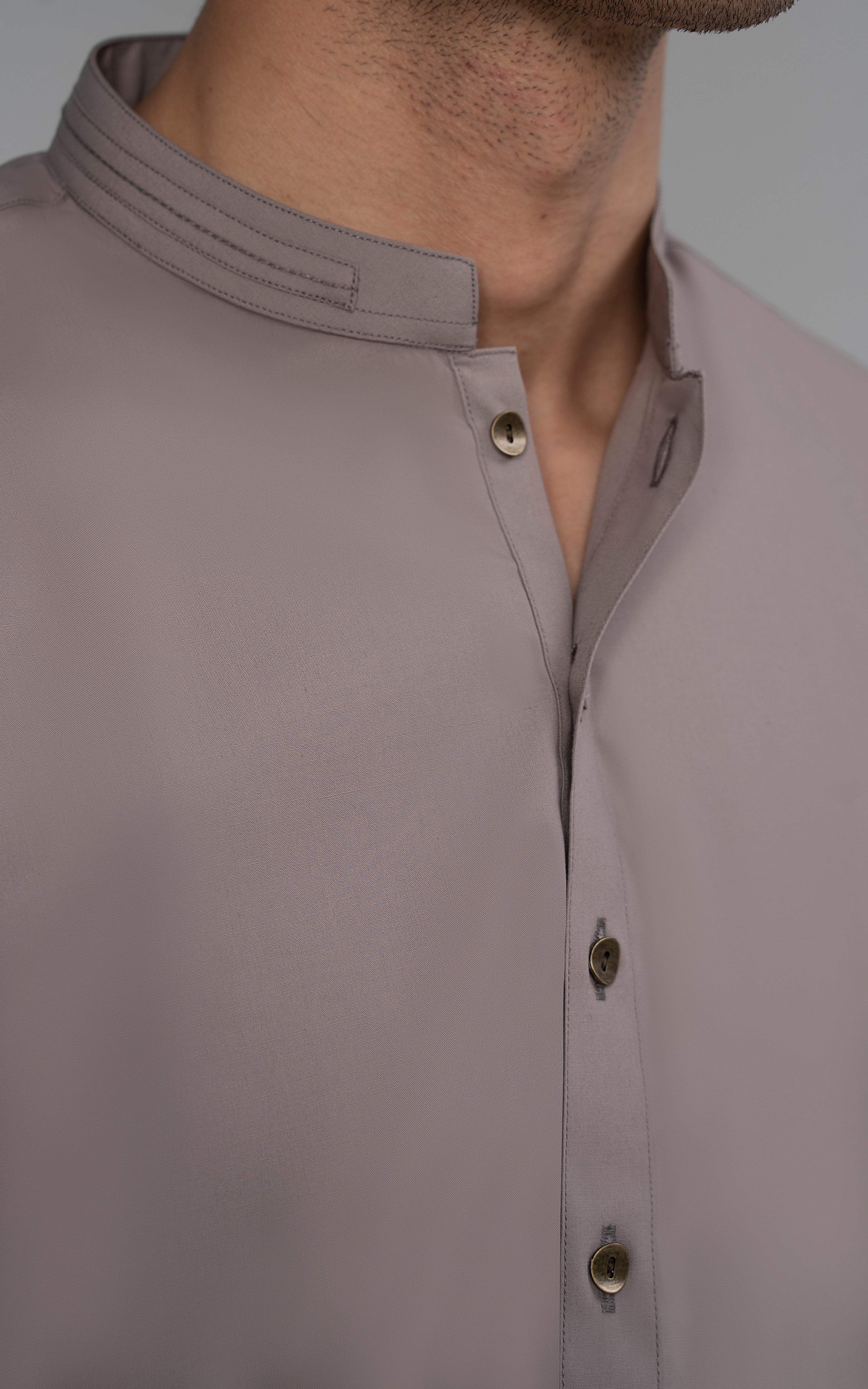BLENDED KURTA PAJAMA - PREMIUM COLLECTION LIGHT MOCHA
