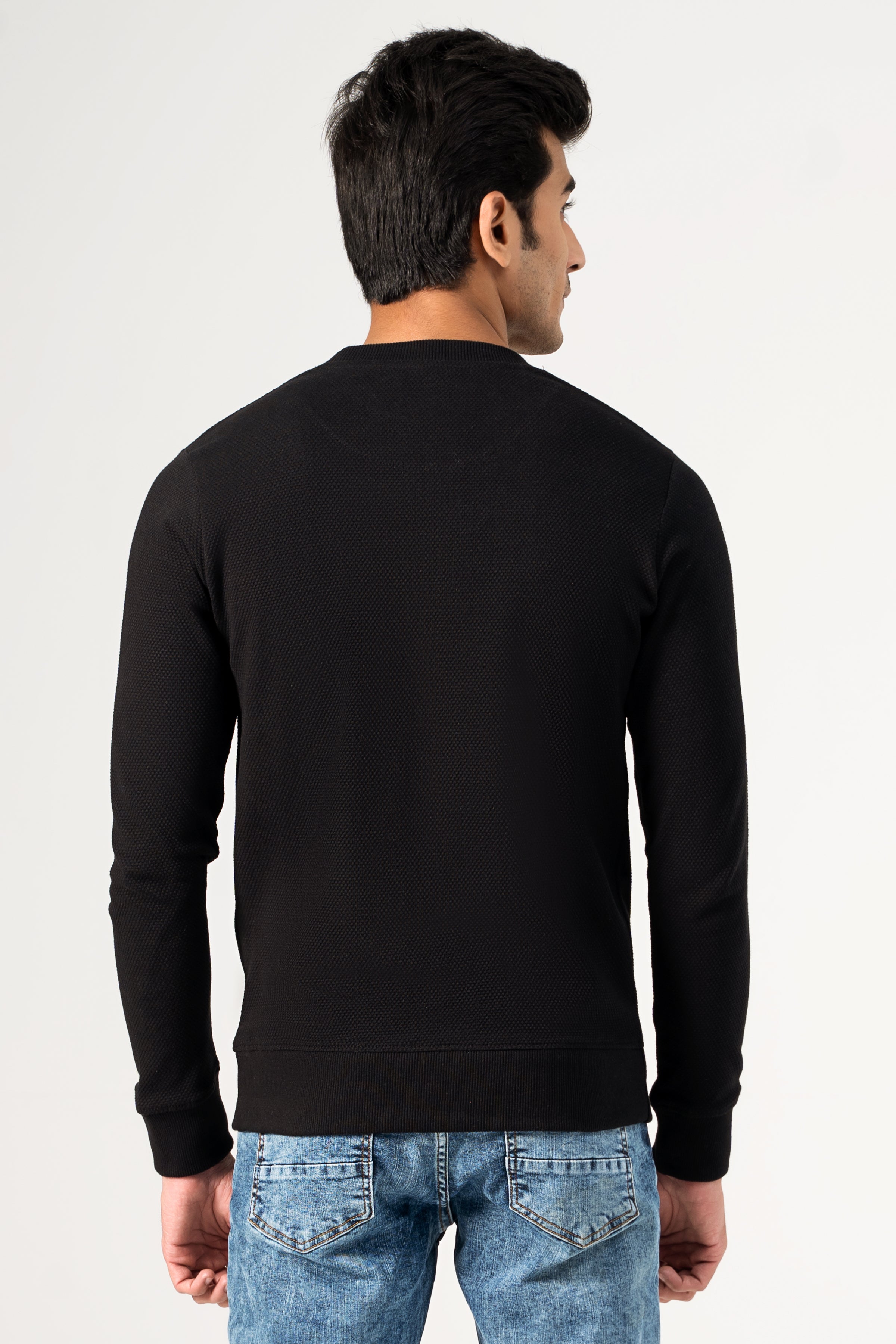 POPCORN SWEAT SHIRT BLACK