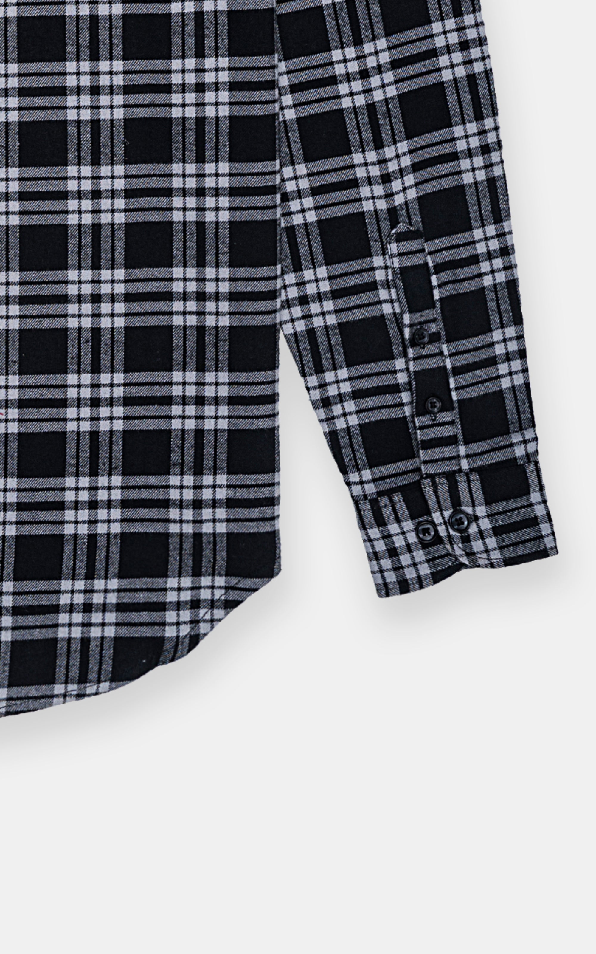 CASUAL SHIRT BLACK GREY