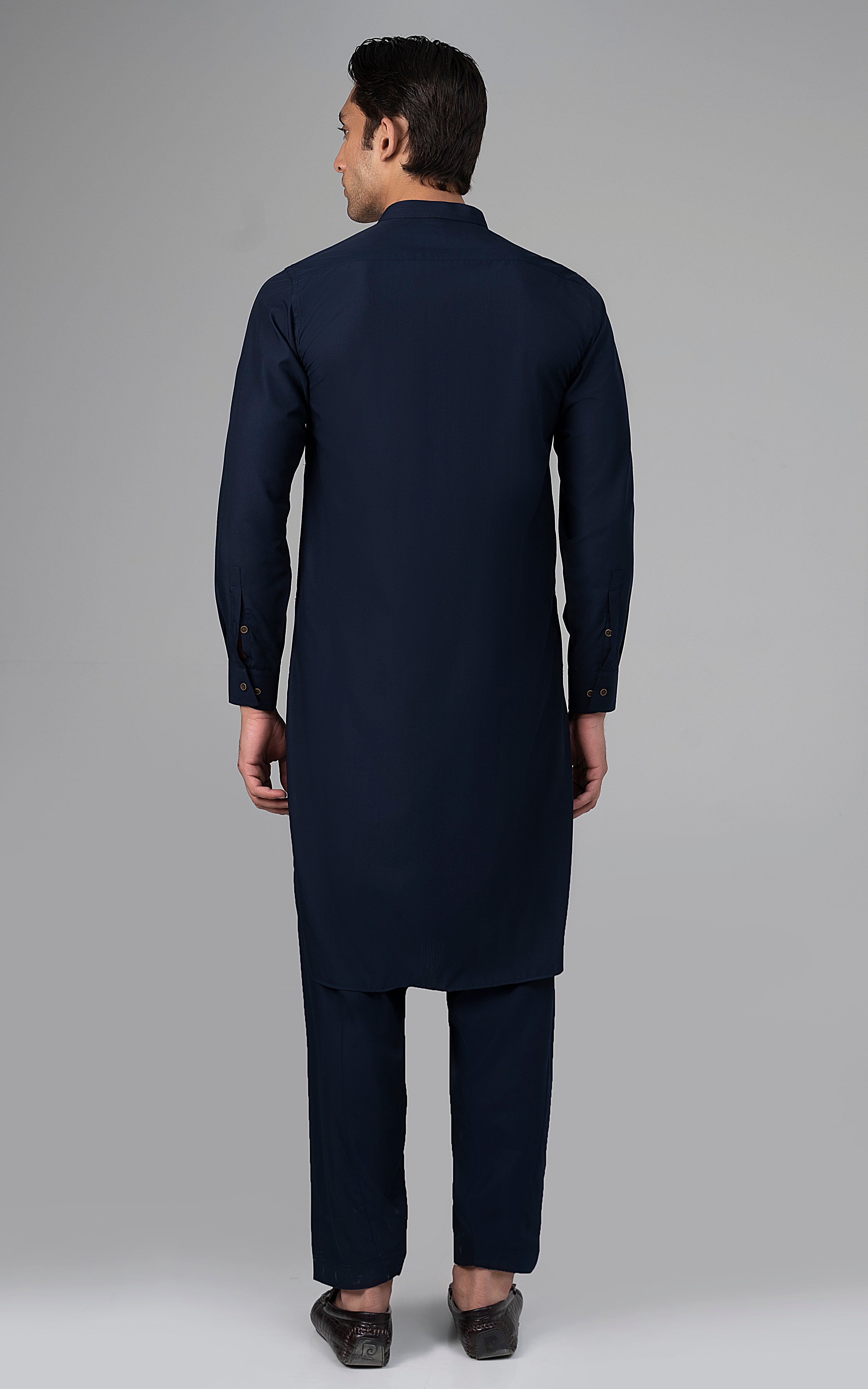 BLENDED WASH & WEAR - SIGNATURE COLLECTION NAVY