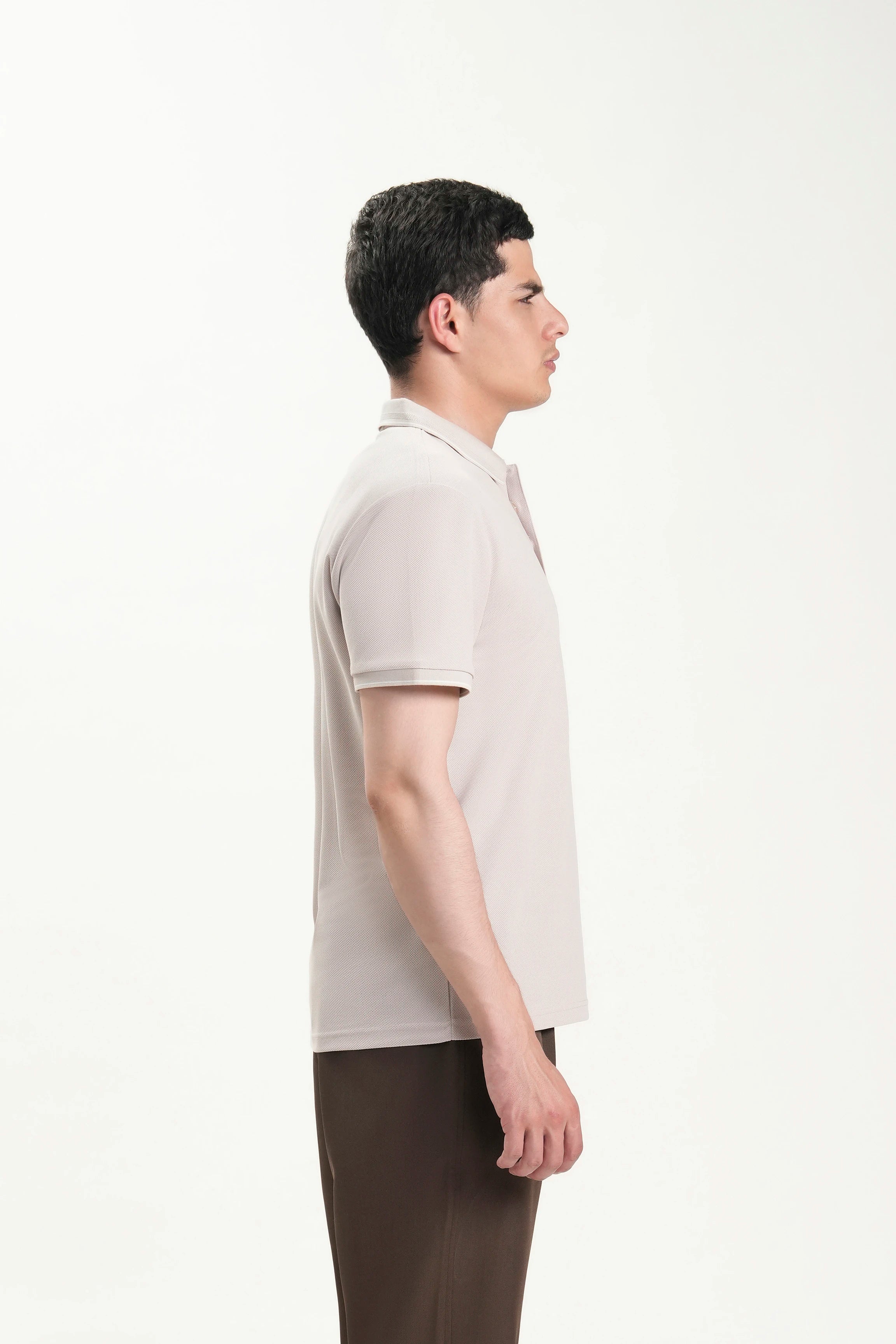 SMART FIT CLASSIC POLO SHIRT BEIGE