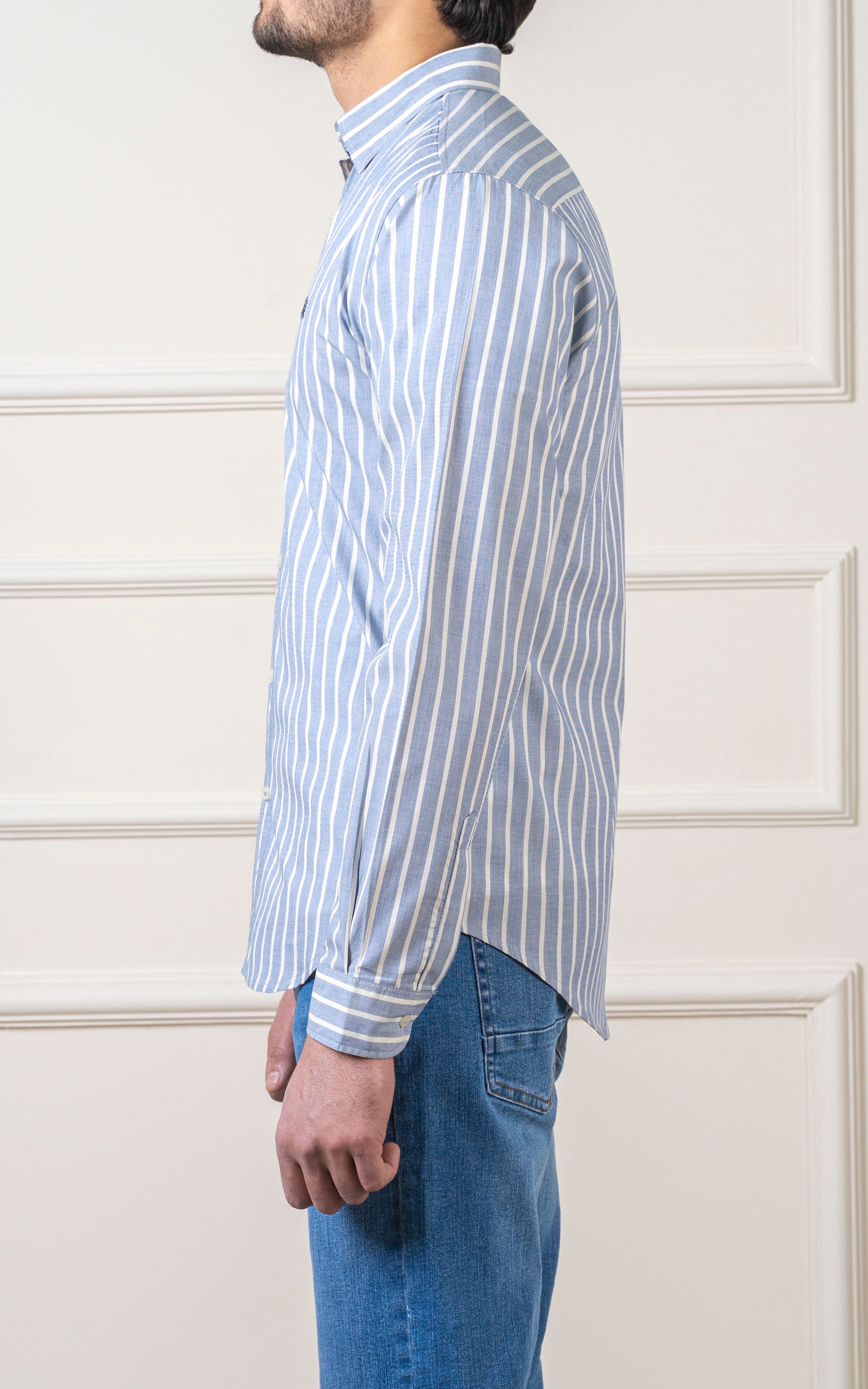 CASUAL SHIRT CHAMBRAY BLUE
