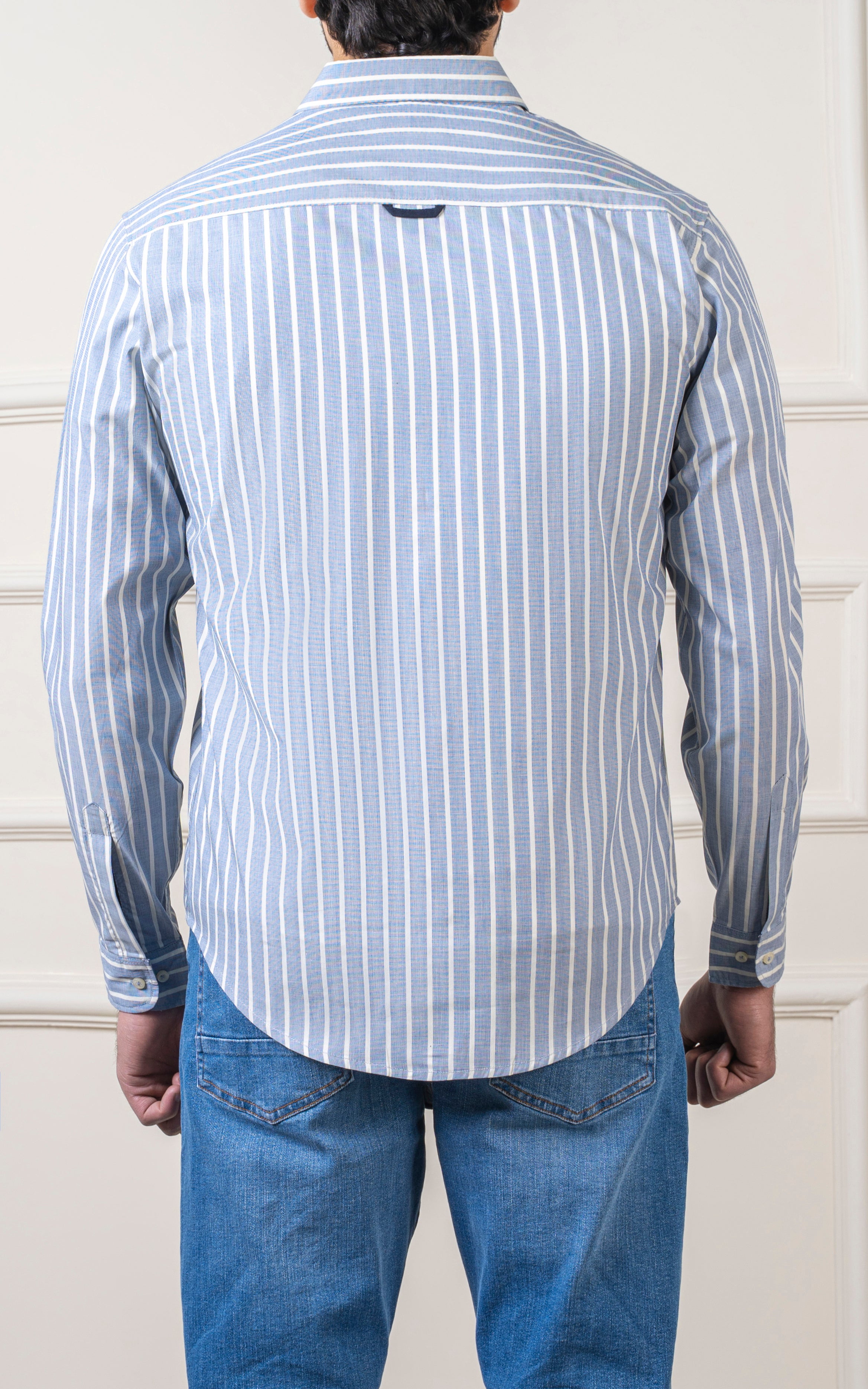 CASUAL SHIRT CHAMBRAY BLUE