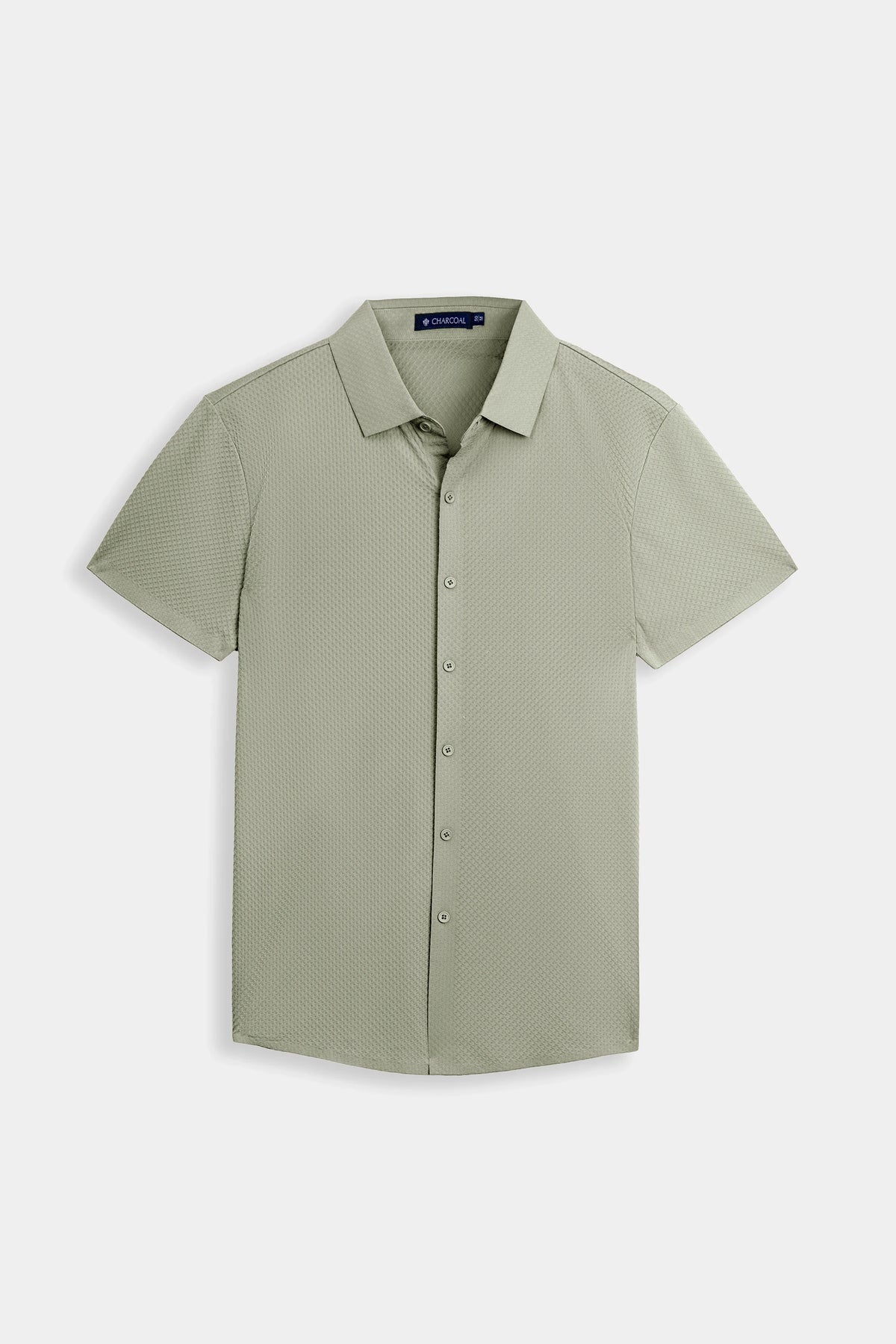 PREMIUM NYLON CASUAL SHIRT LIGHT OLIVE