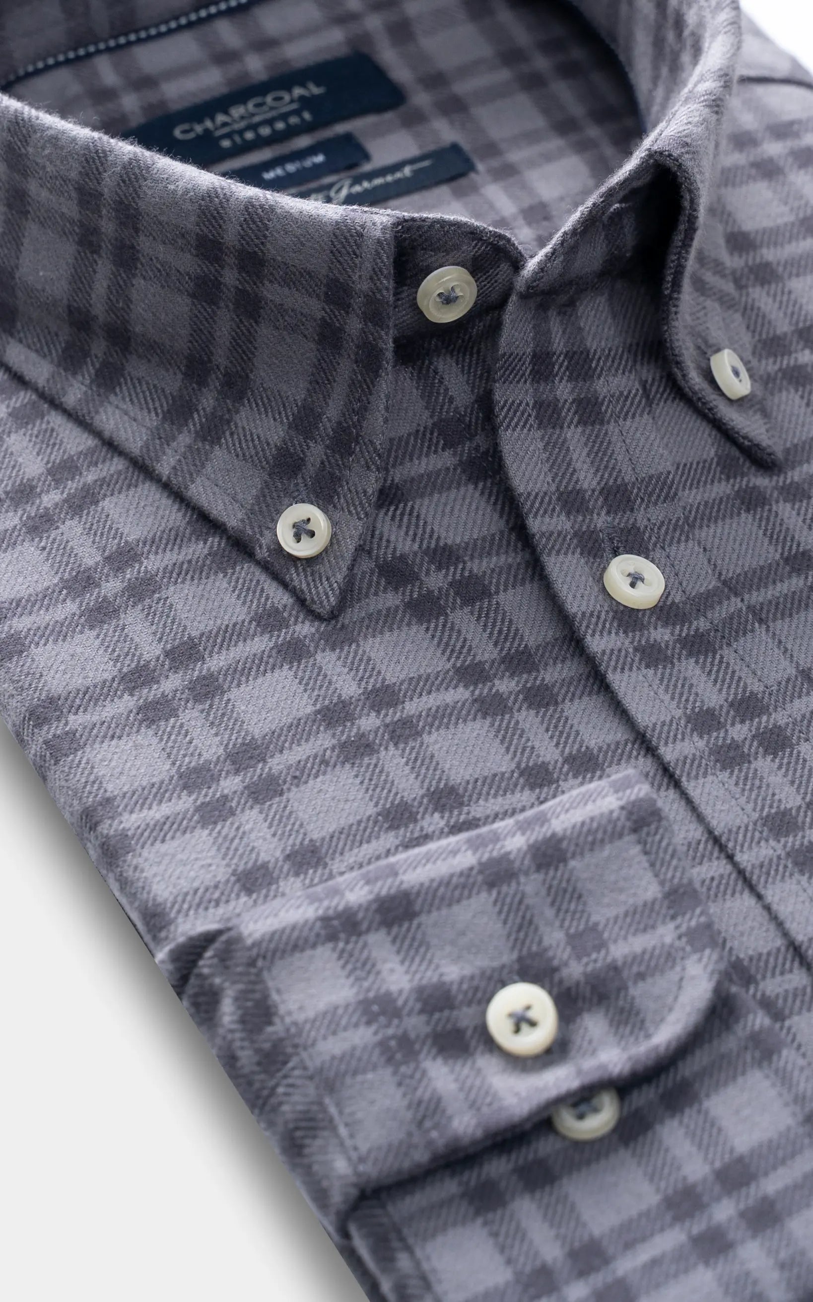 SEMI FORMAL SMART FIT SHIRT GREY CHECK