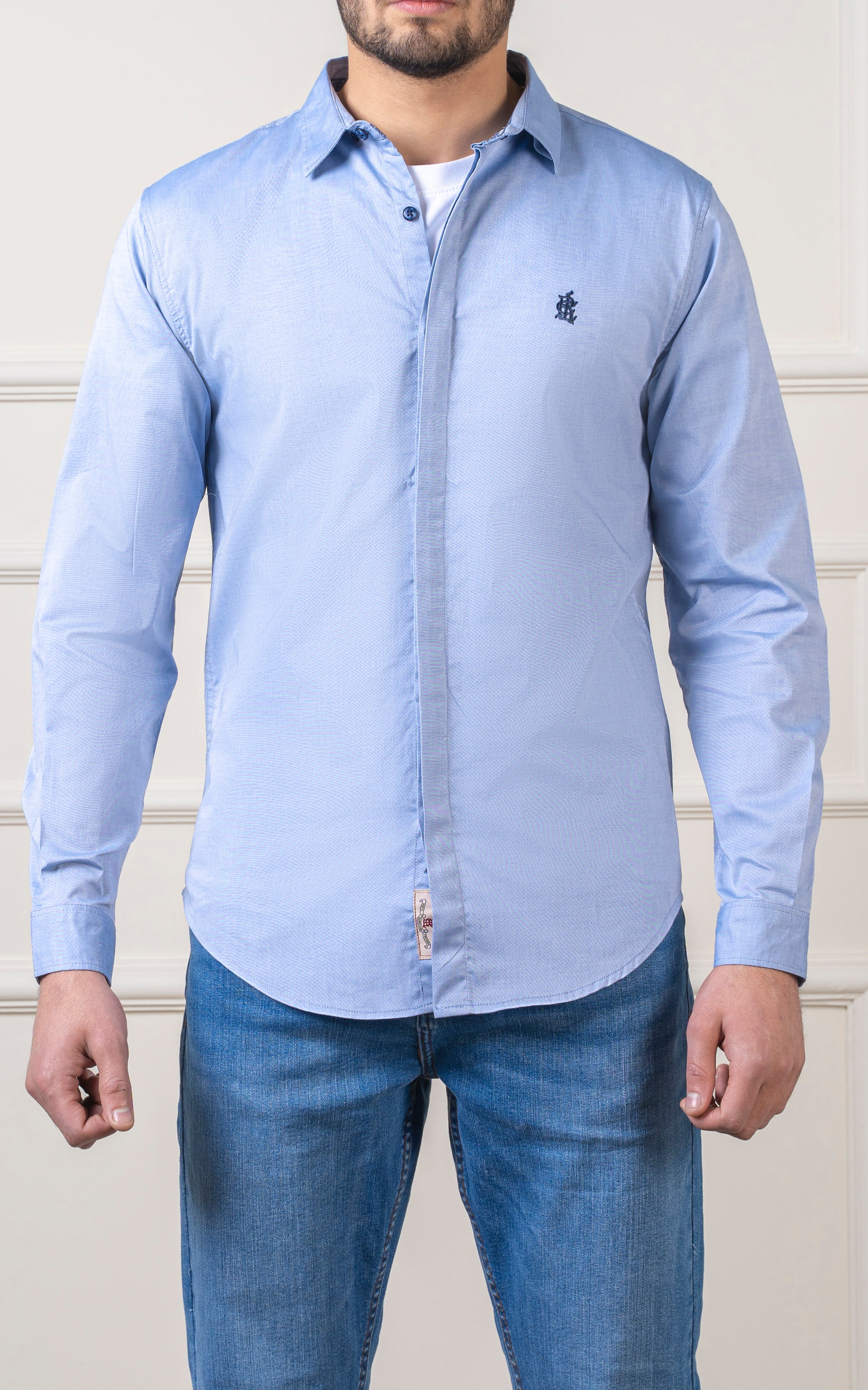CASUAL SHIRT SKY CHAMBRAY