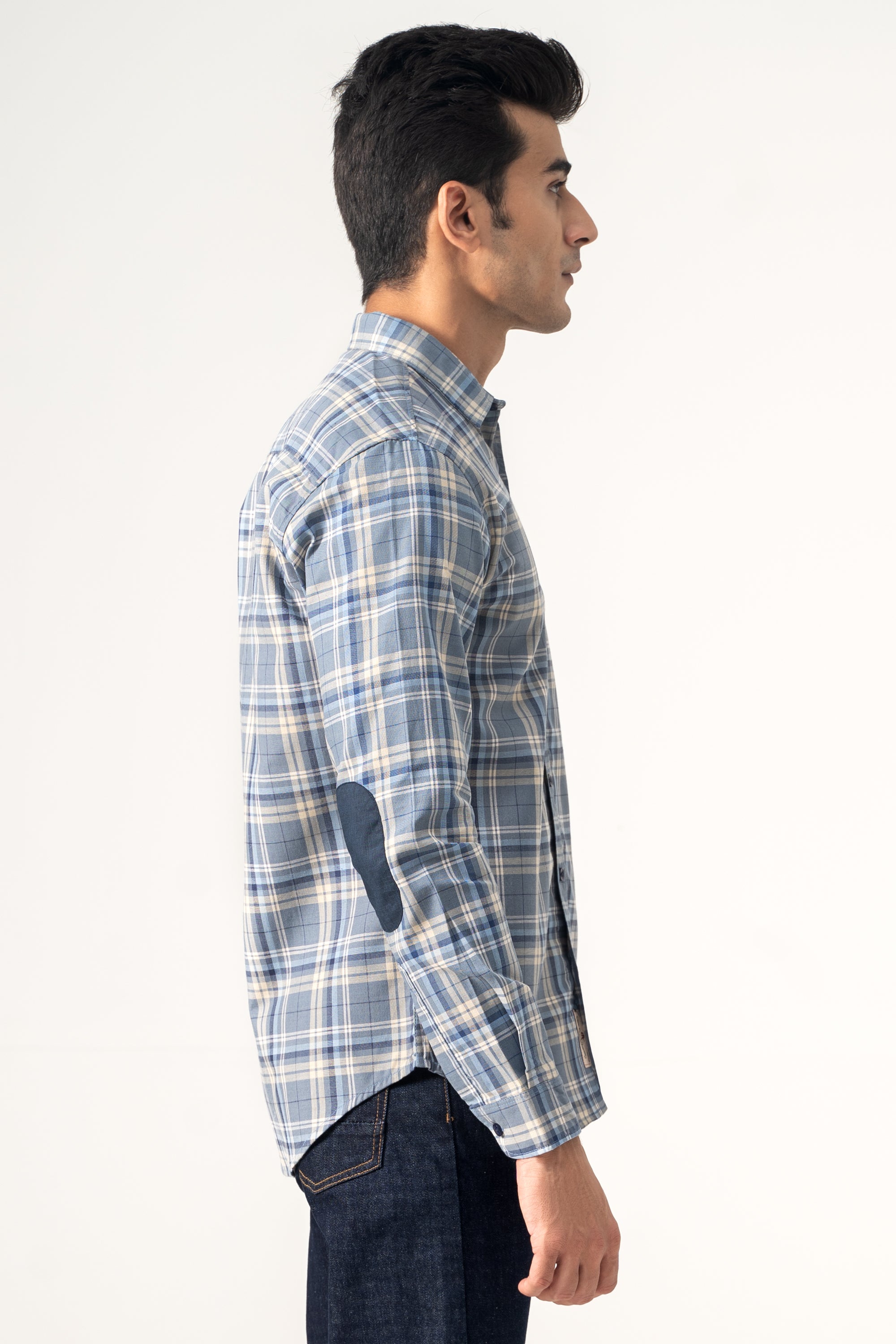 CASUAL SHIRT GREY CHECK