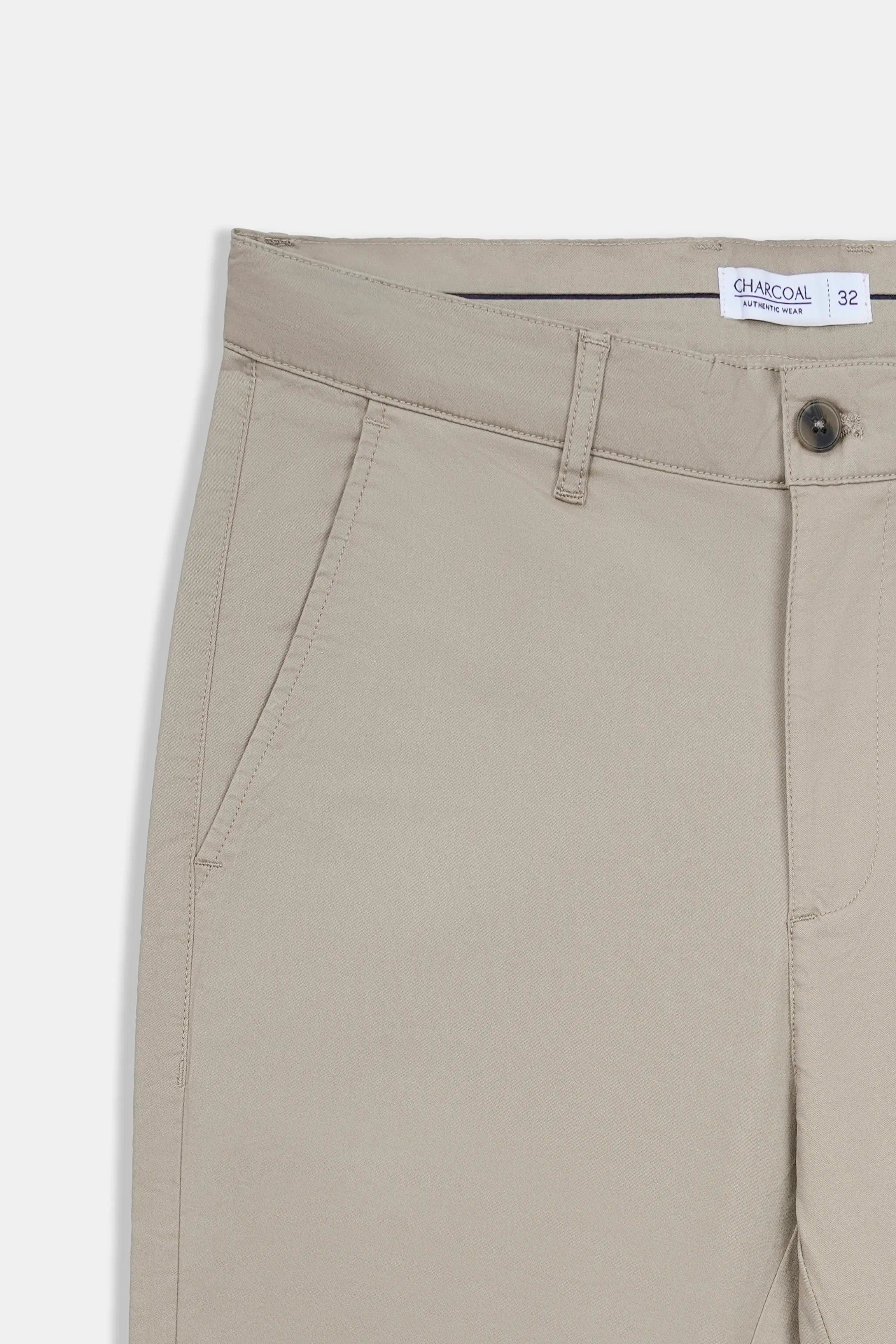REGULAR FIT CROSS POCKET CHINO PANT KHAKI