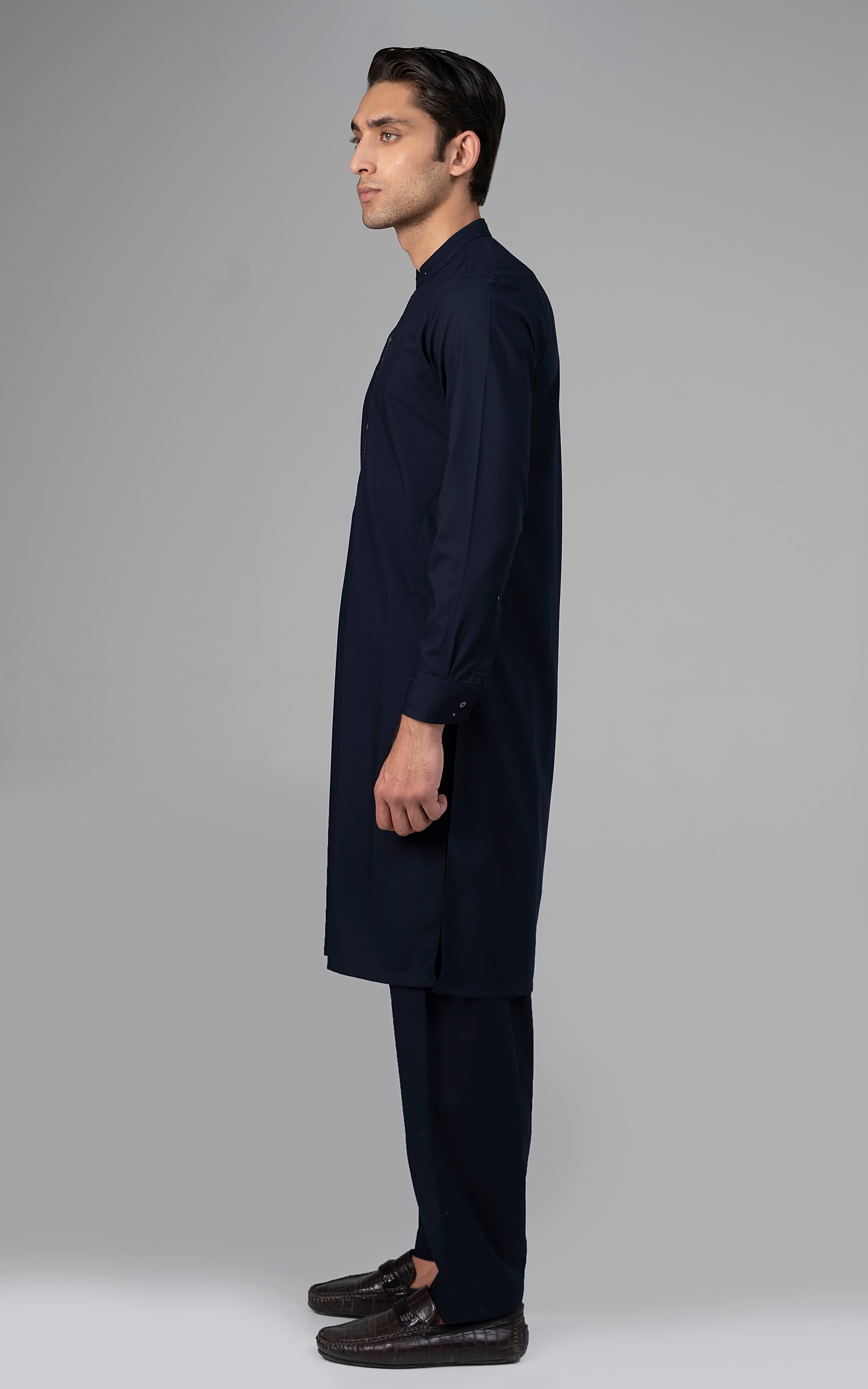 EMBROIDERED WASH & WEAR - PREMIUM COLLECTION NAVY