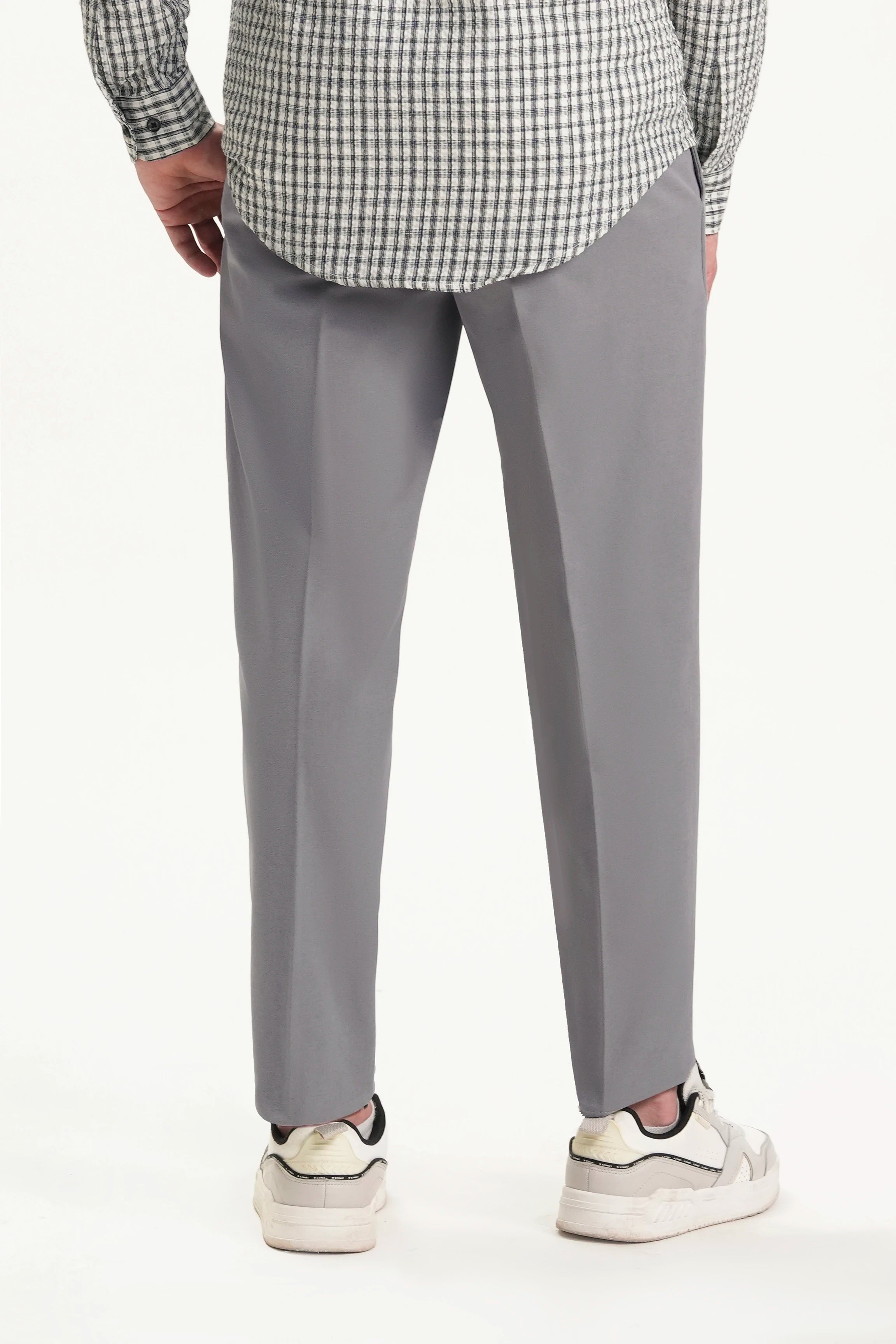 CASUAL PANT REGULAR FIT GREY