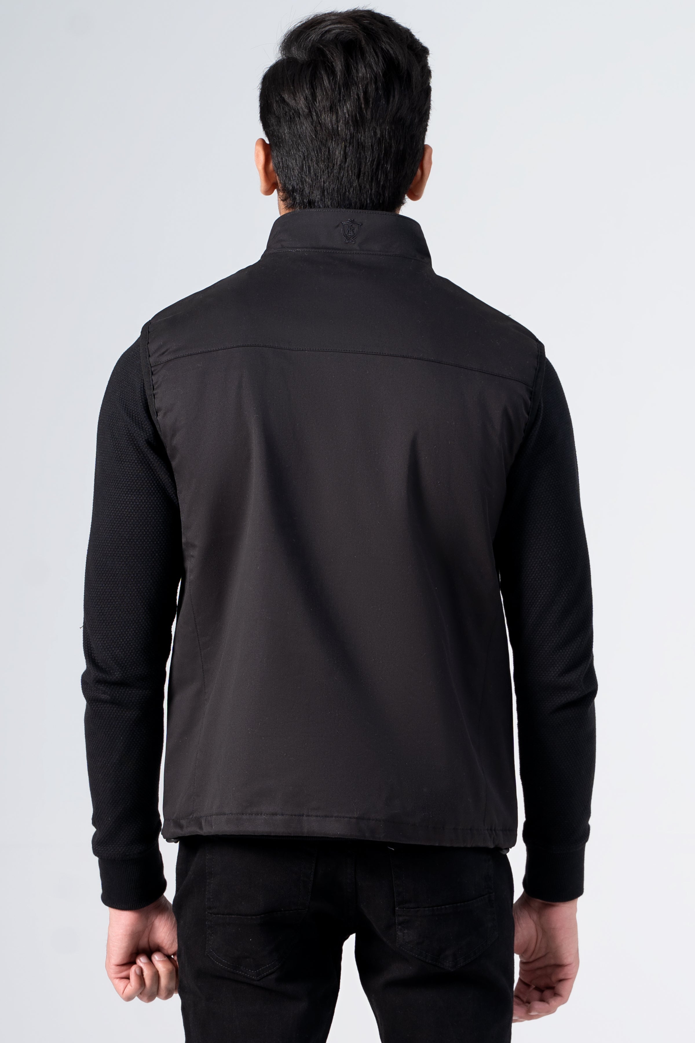 Wadded Cotton Jacket Black