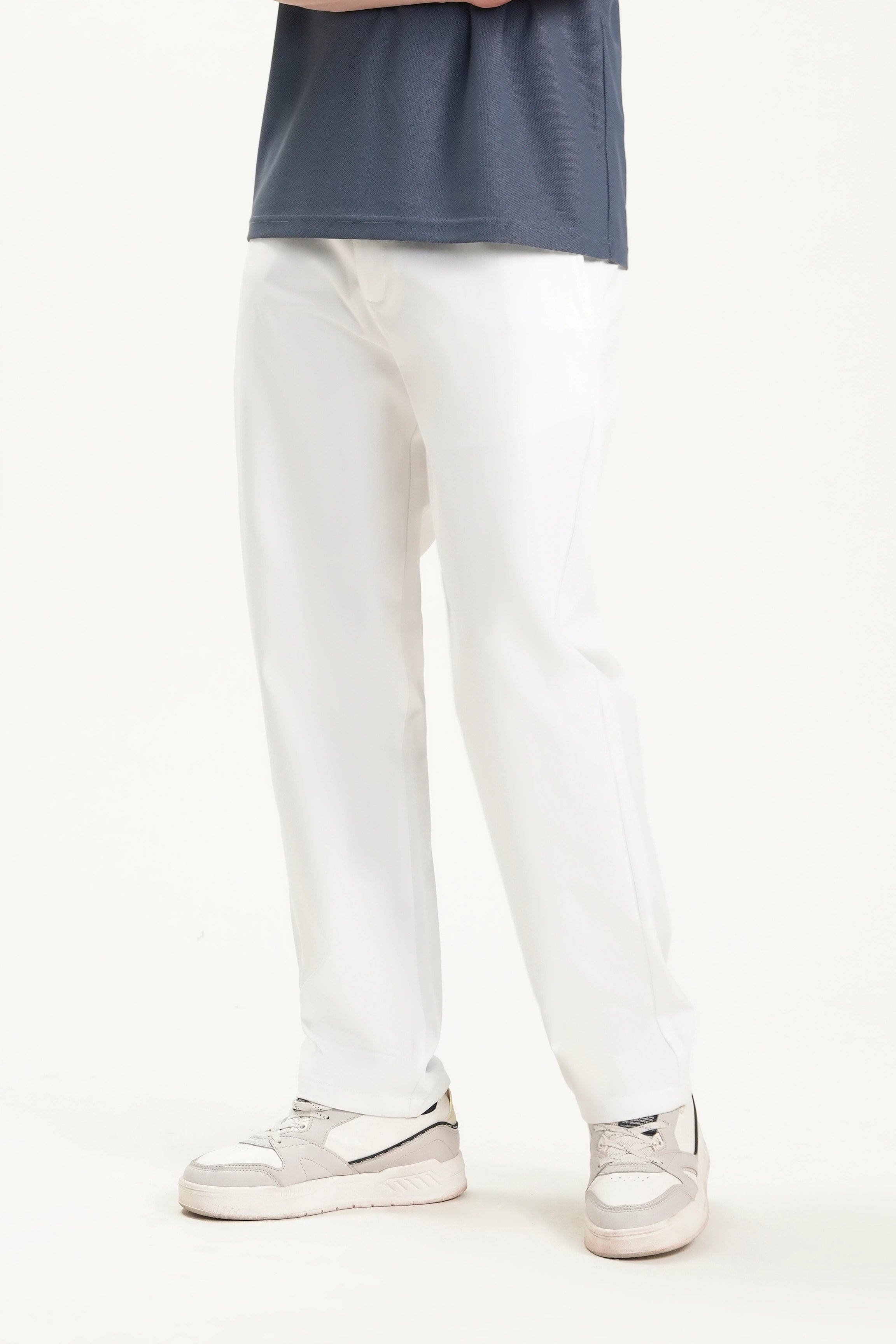 CASUAL PANT REGULAR FIT WHITE