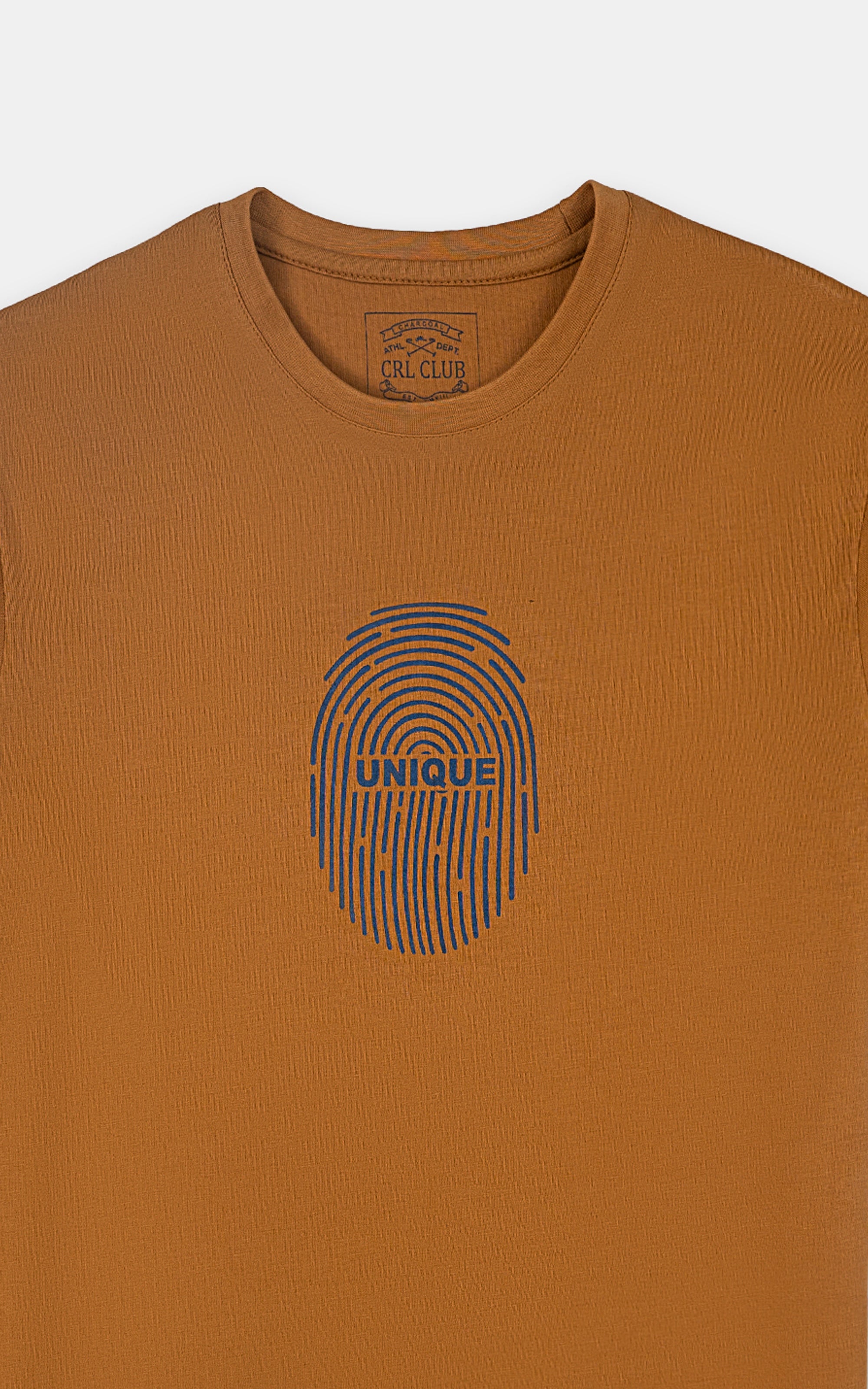 GRAPHIC T-SHIRT MUSTARD