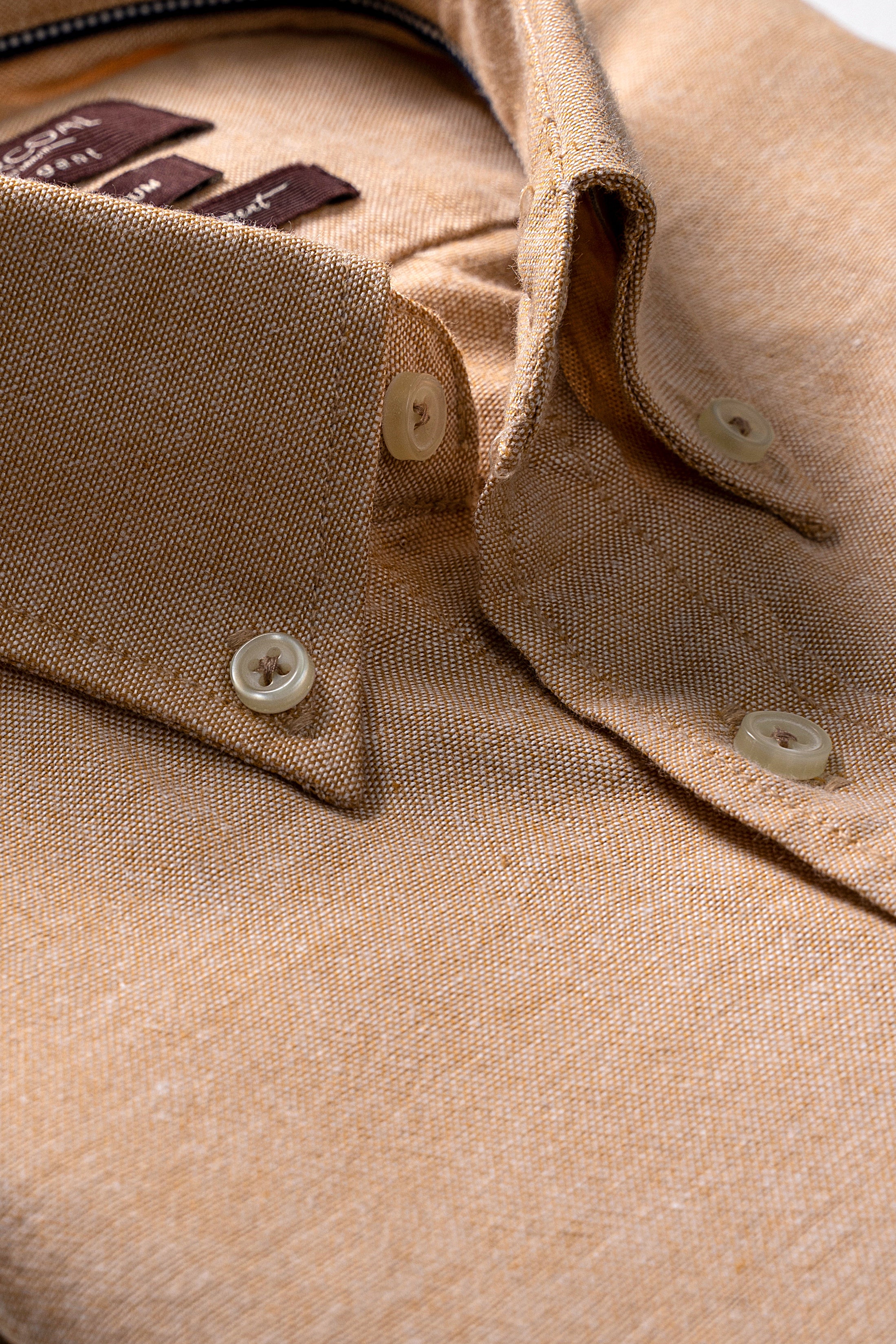 SEMI FORMAL HALF SLEEVES MUSTARD