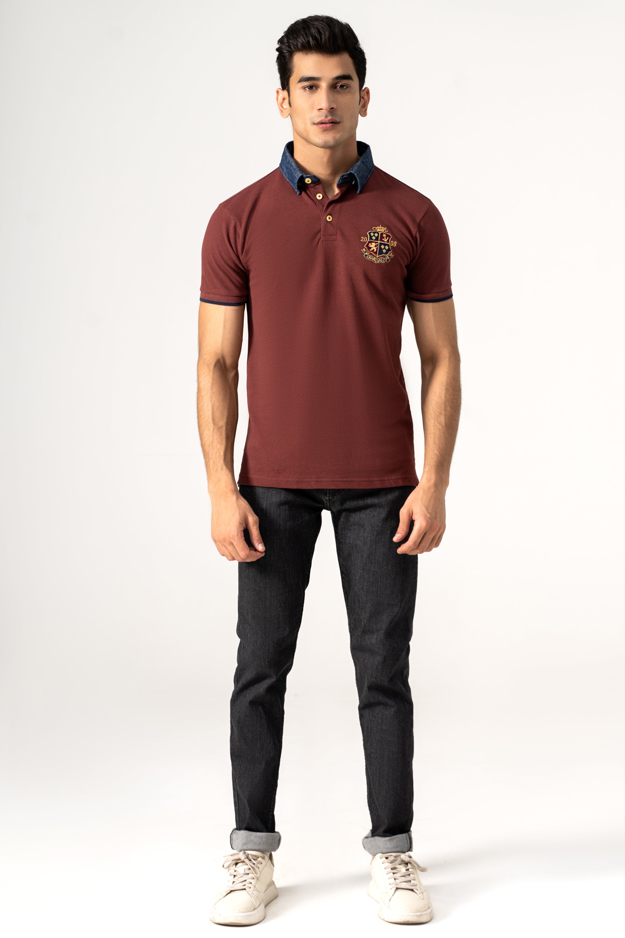FASHION POLO MAROON
