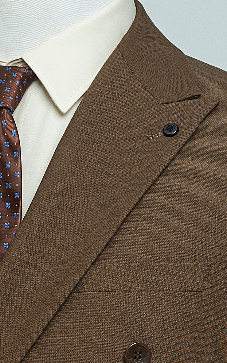 TWO PIECE SUIT DARK KHAKI