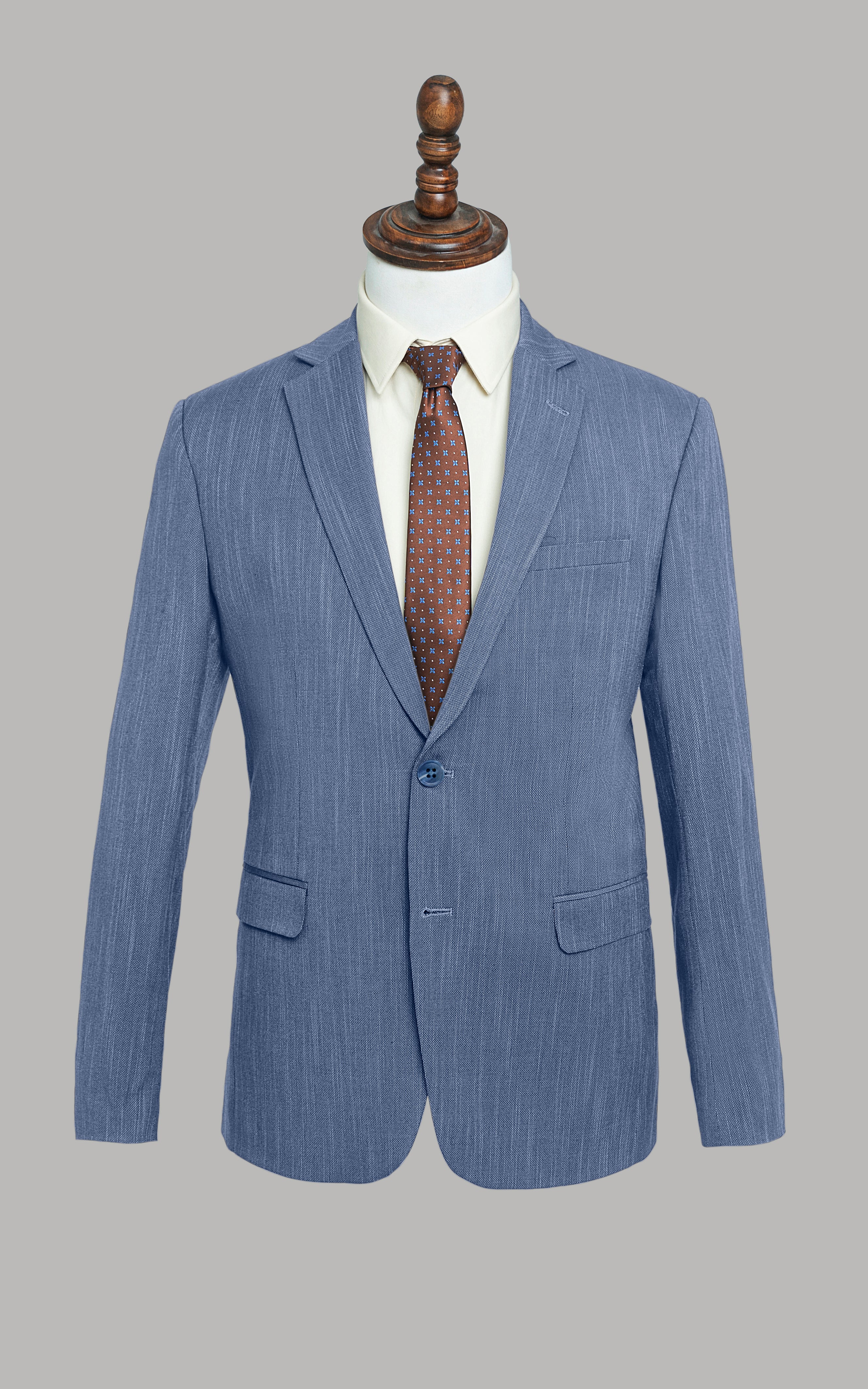 SLIM FIT 2 PIECE SUIT LIGHT BLUE