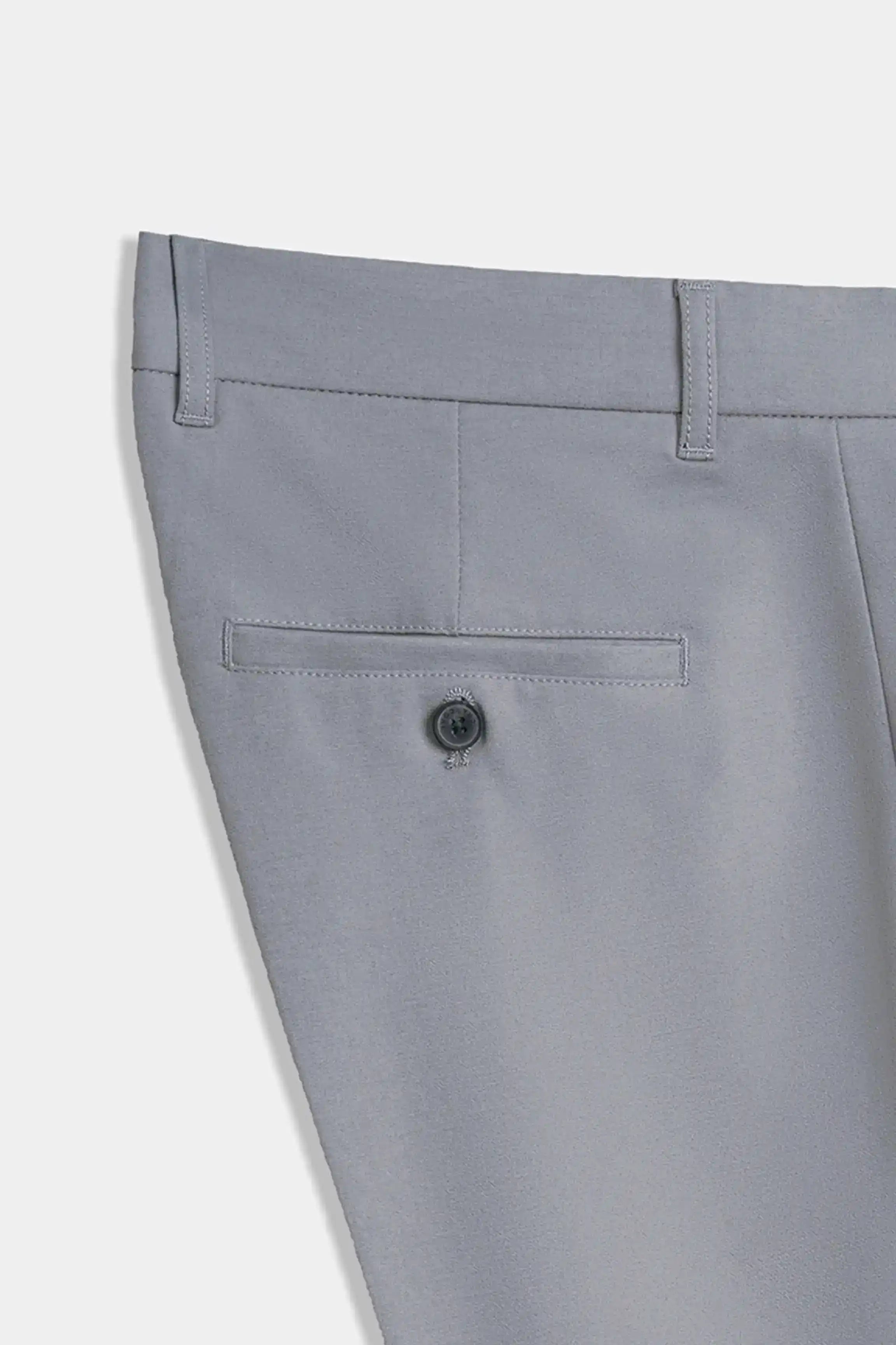 CASUAL PANT REGULAR FIT GREY