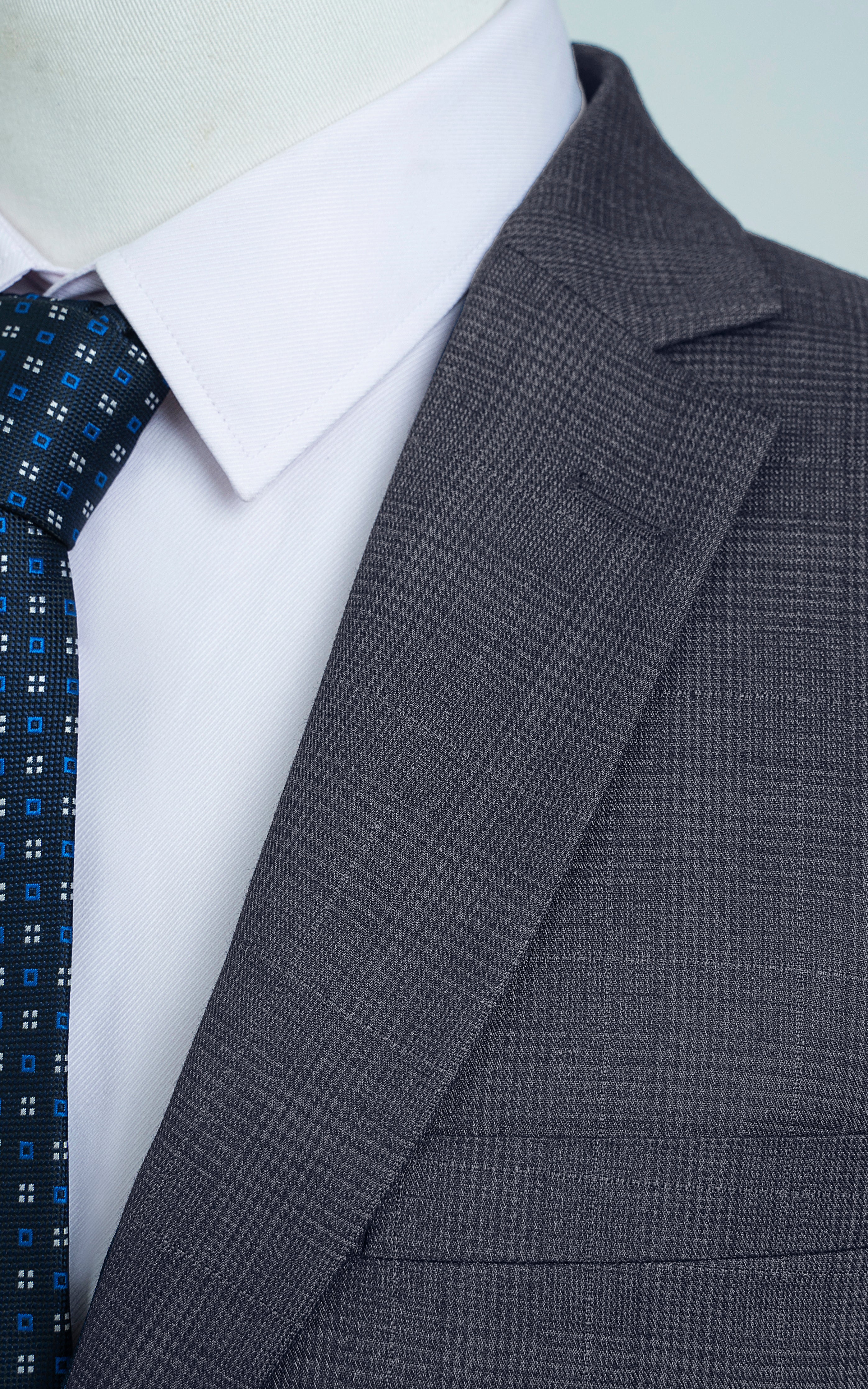 SLIM FIT 2 PIECE SUIT CHARCOAL