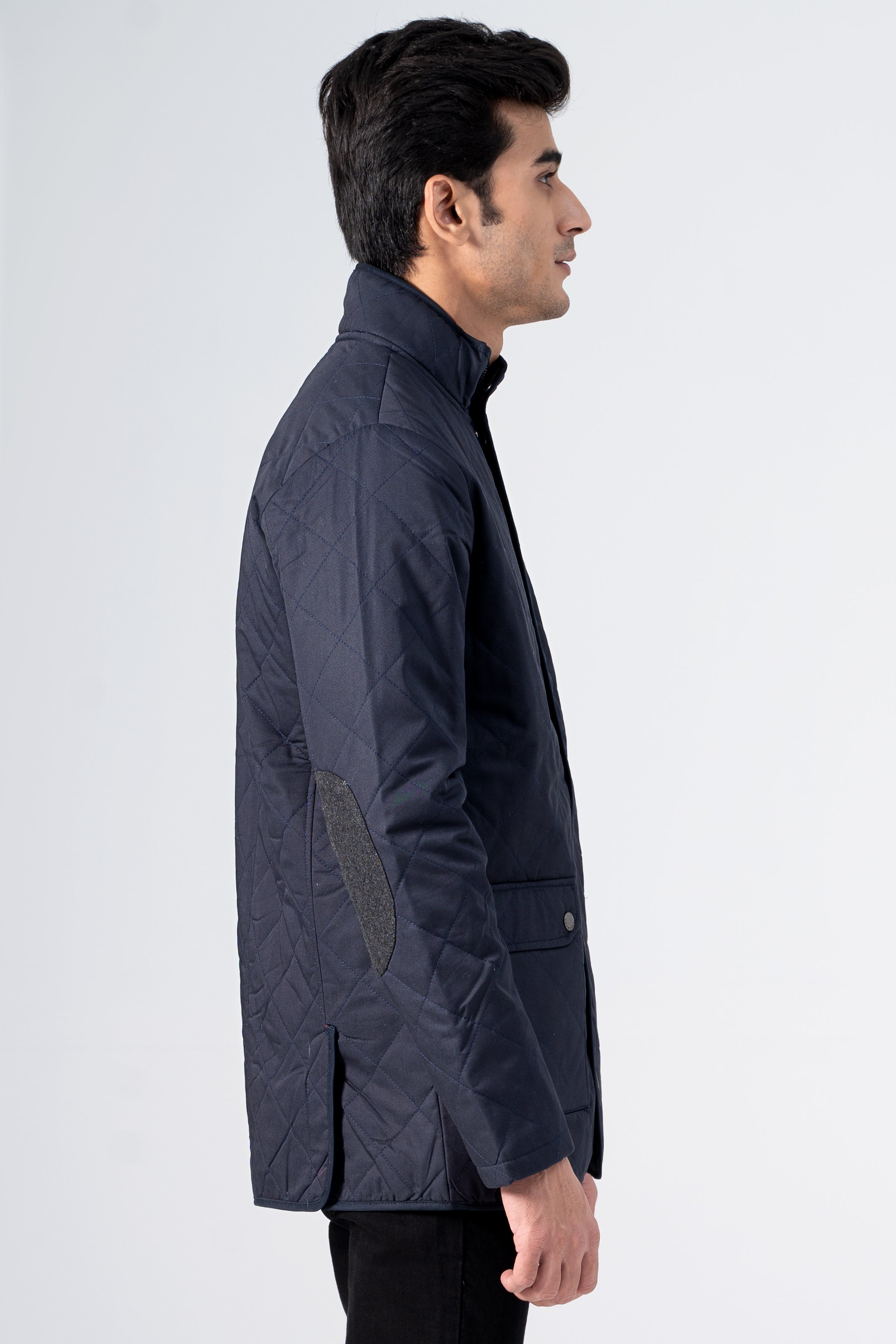 Quilted wadded Jacket Navy