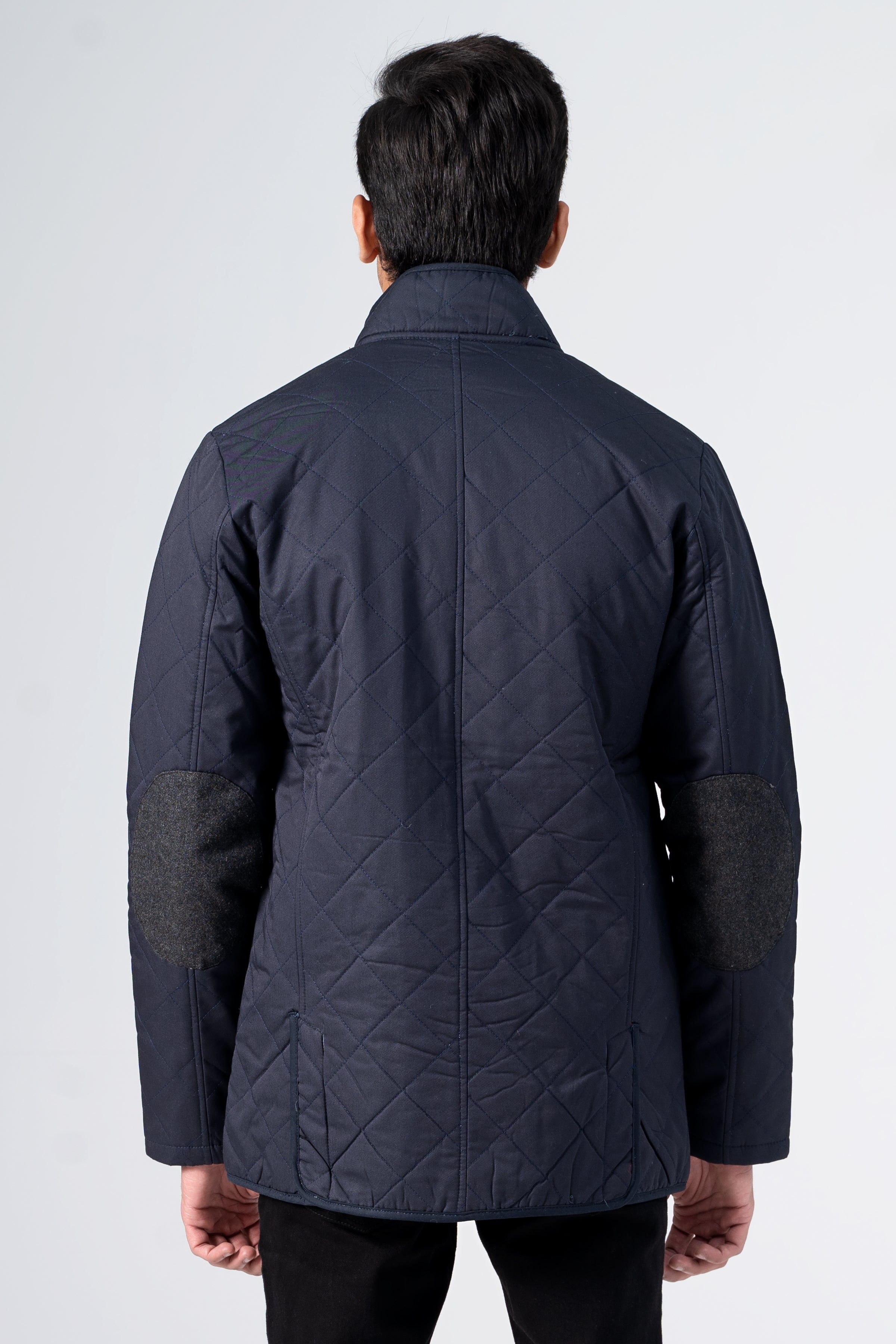 Quilted wadded Jacket Navy