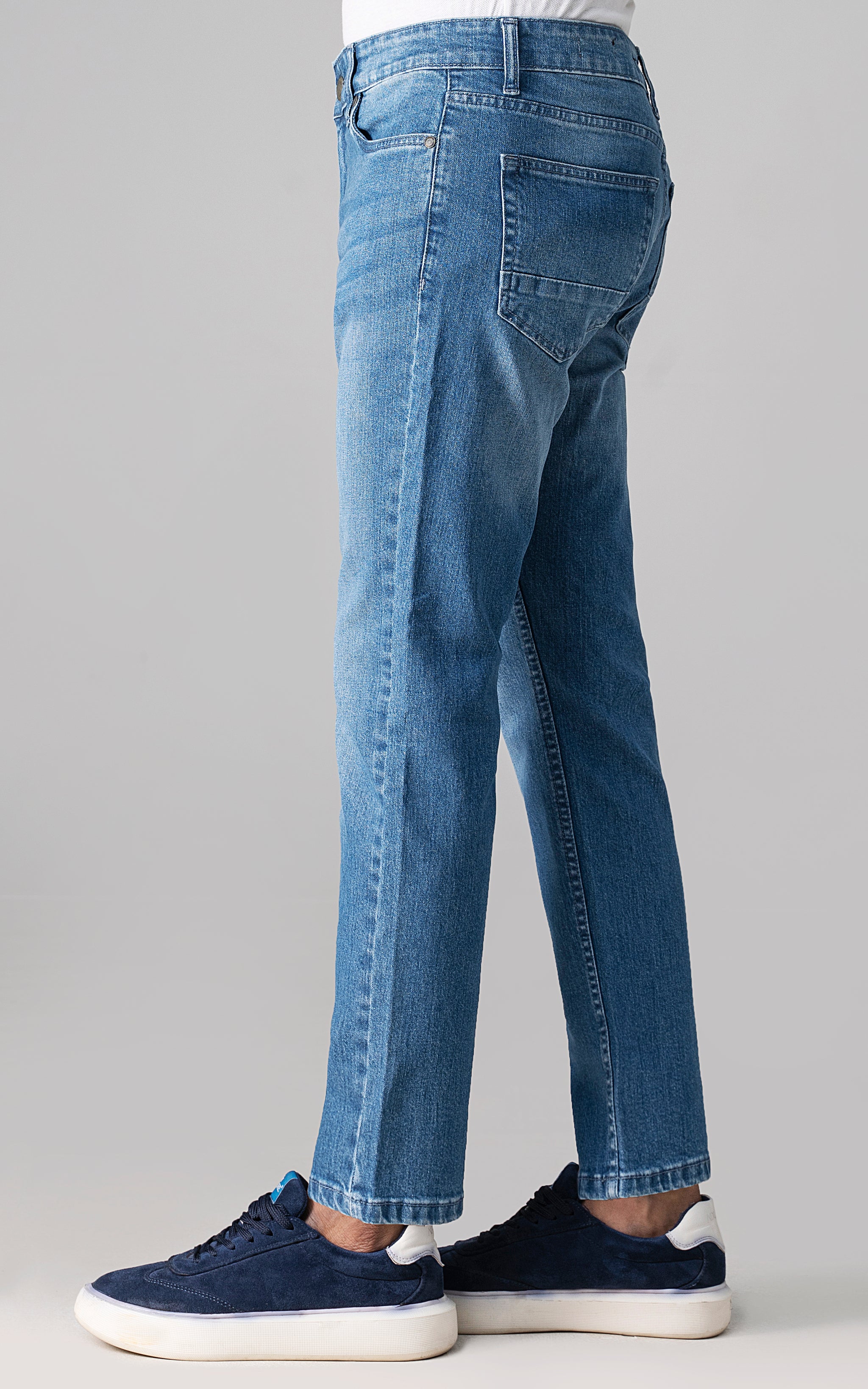 Argnett Wide Straight Jean Light Blue