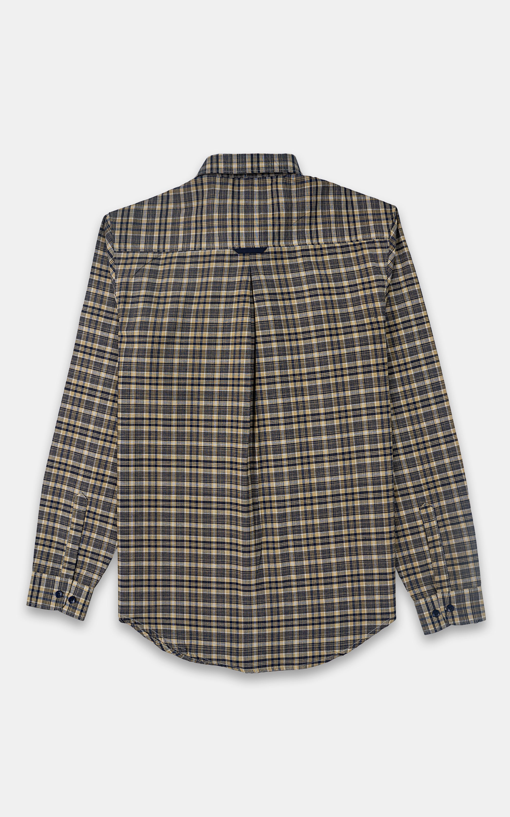 CASUAL SHIRT YELLOW CHECK