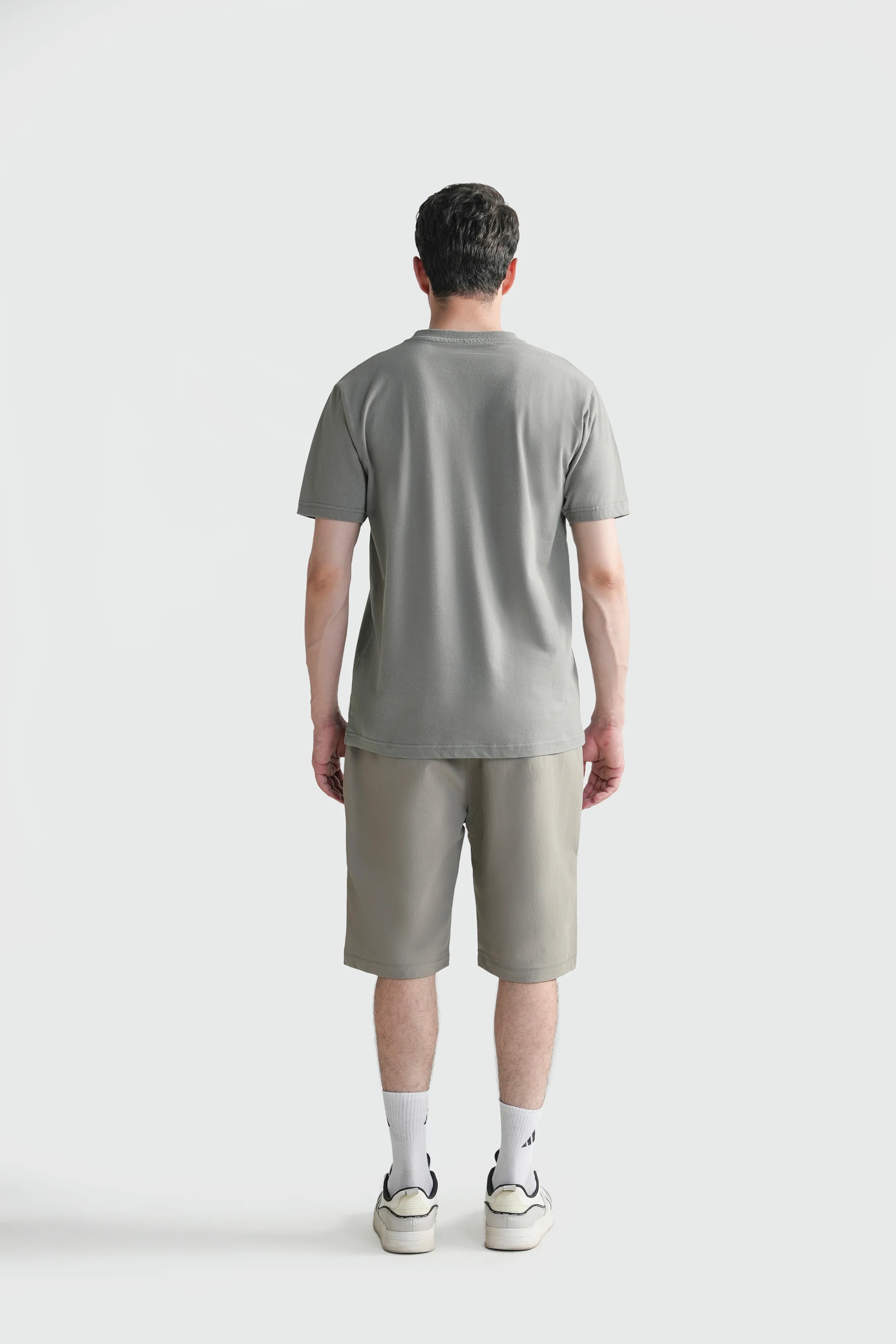 HALF SLEEVES SLEEPWEAR CREW NECK T SHIRT OLIVE