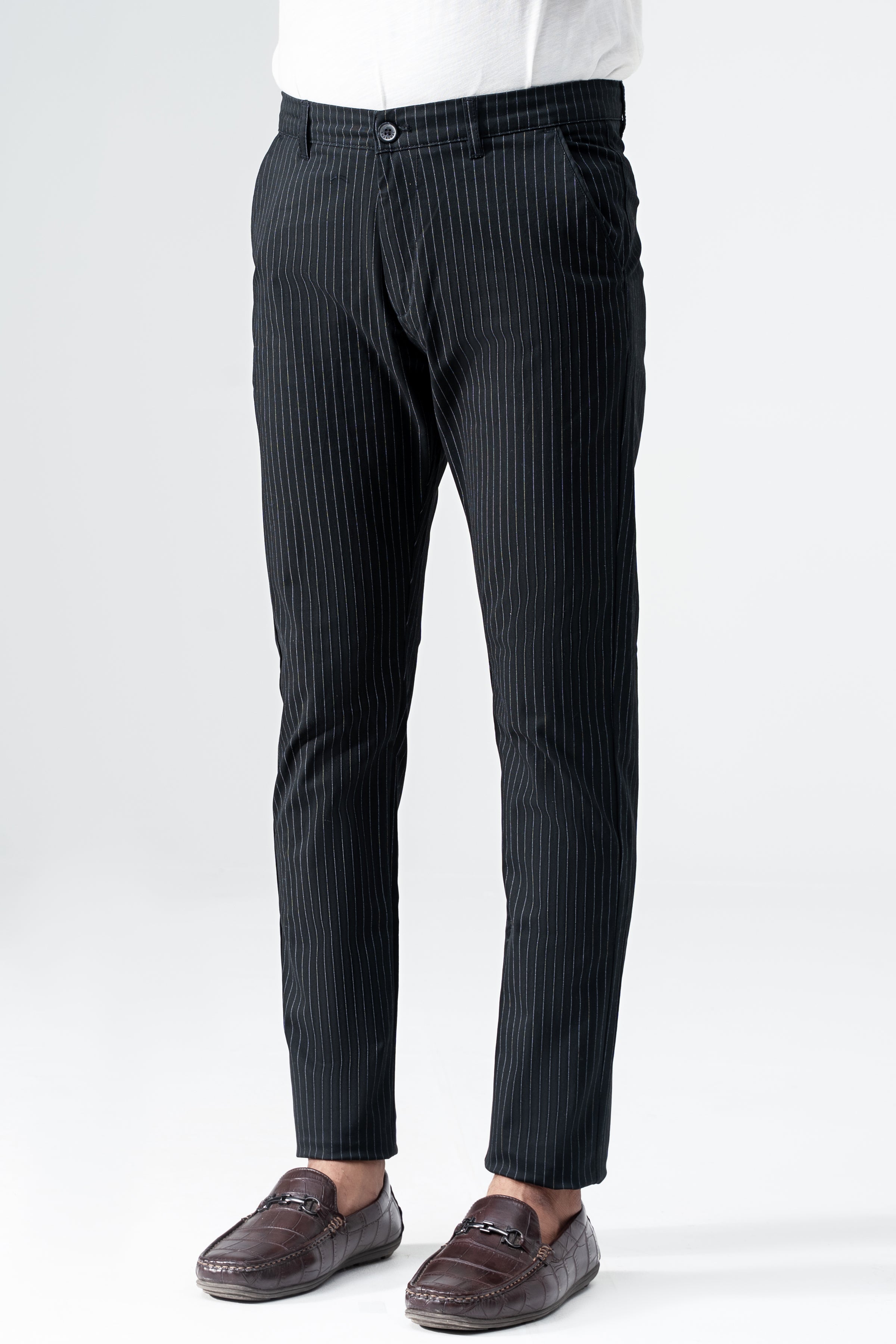 CROSS POCKET TWILL SLIMFIT PANT BLACK