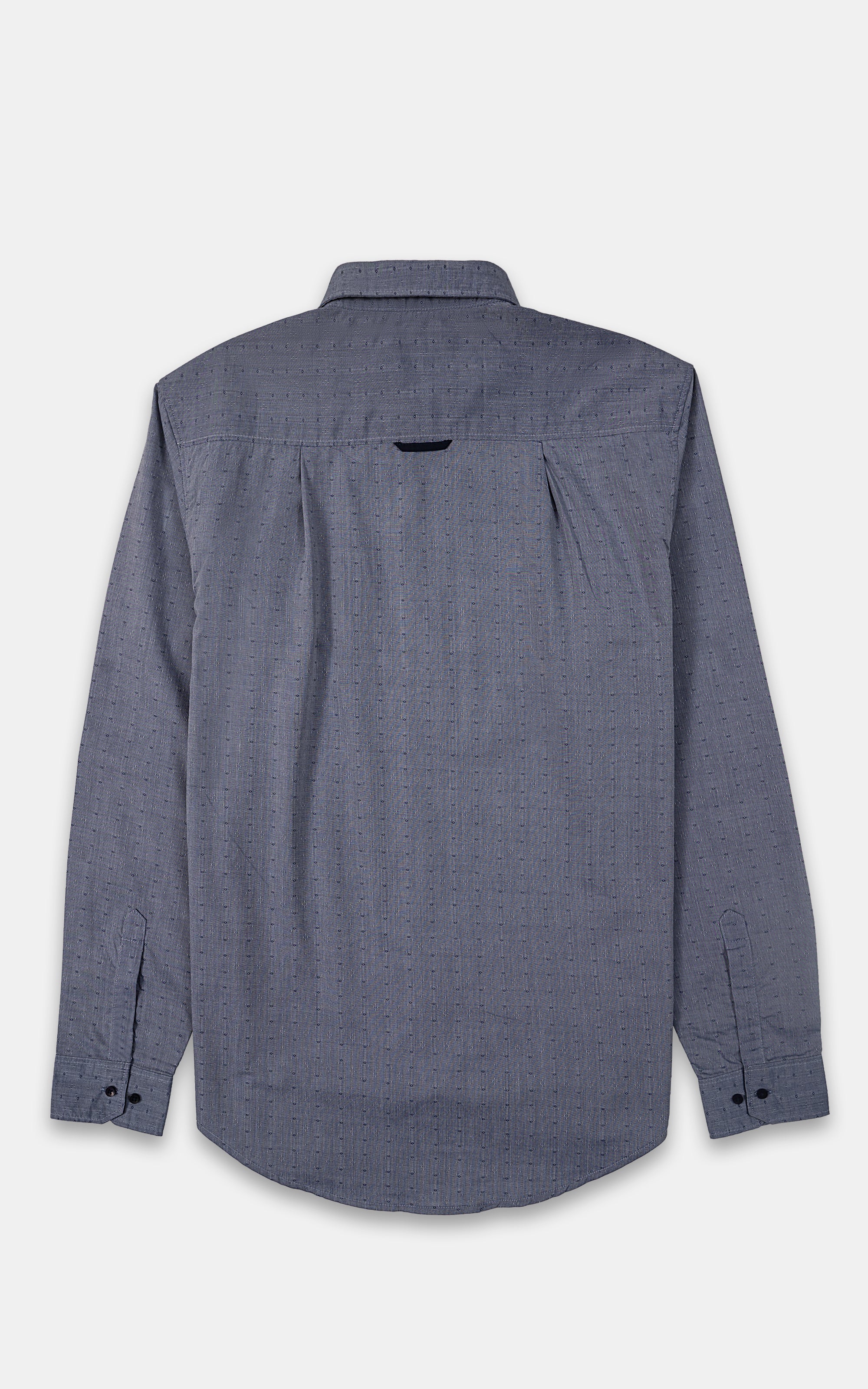 CASUAL SHIRT BLUE TEXTURE