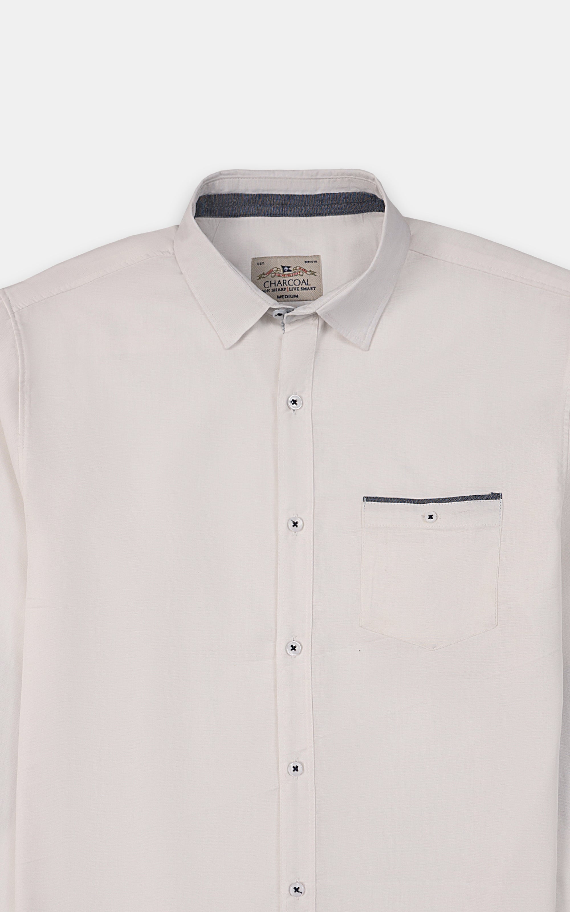 CASUAL SHIRT OFF WHITE